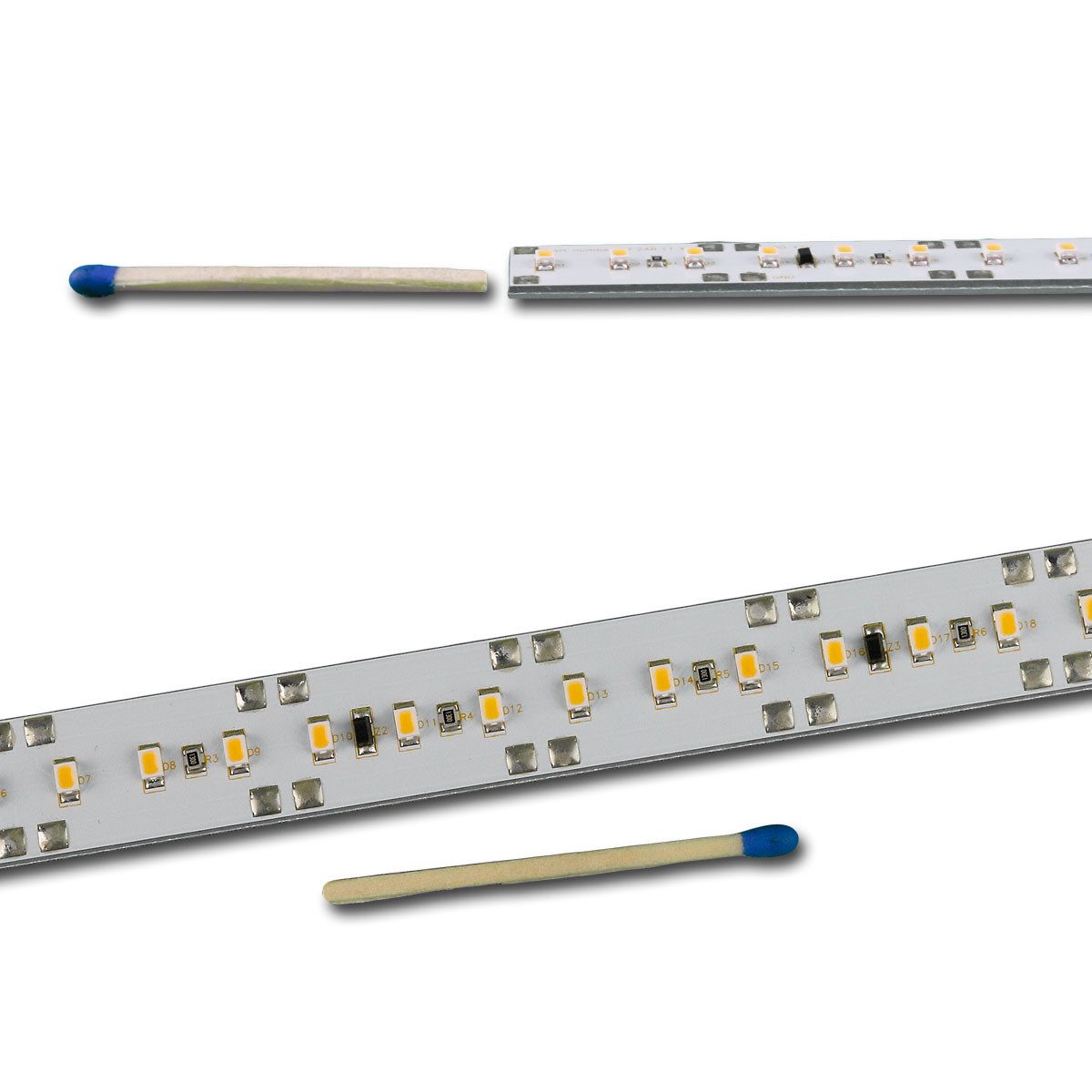 world-trading-net Unterbauleuchte 10 x Alukern-Leiterplatte 66 SMD LEDs warmweiß 12V