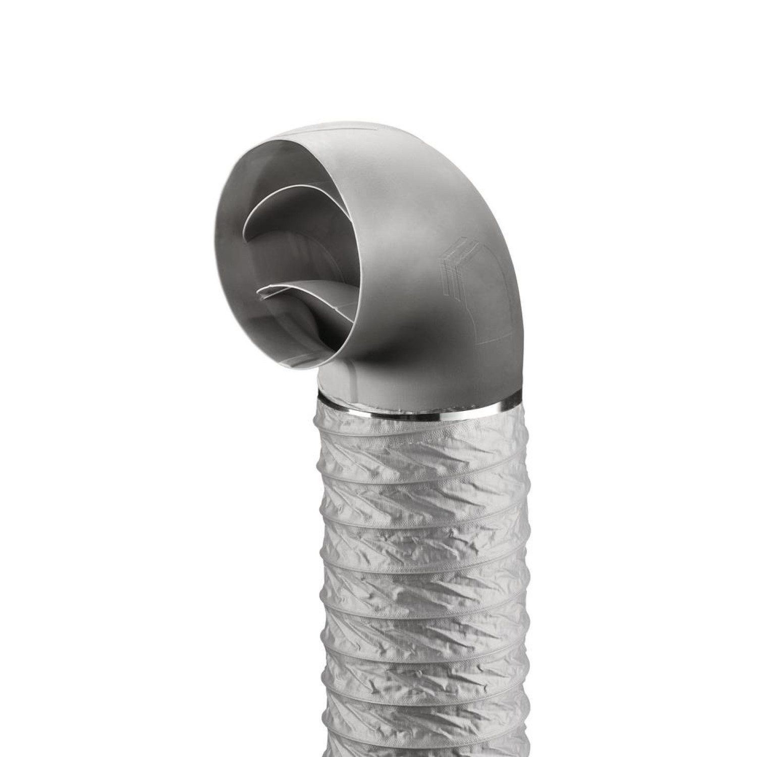 Naber Montagezubehör Dunstabzugshaube COMPAIR PRIME flow® P-RBVX 150 Rohrbogen 90° mit Flexkanal 1000 mm