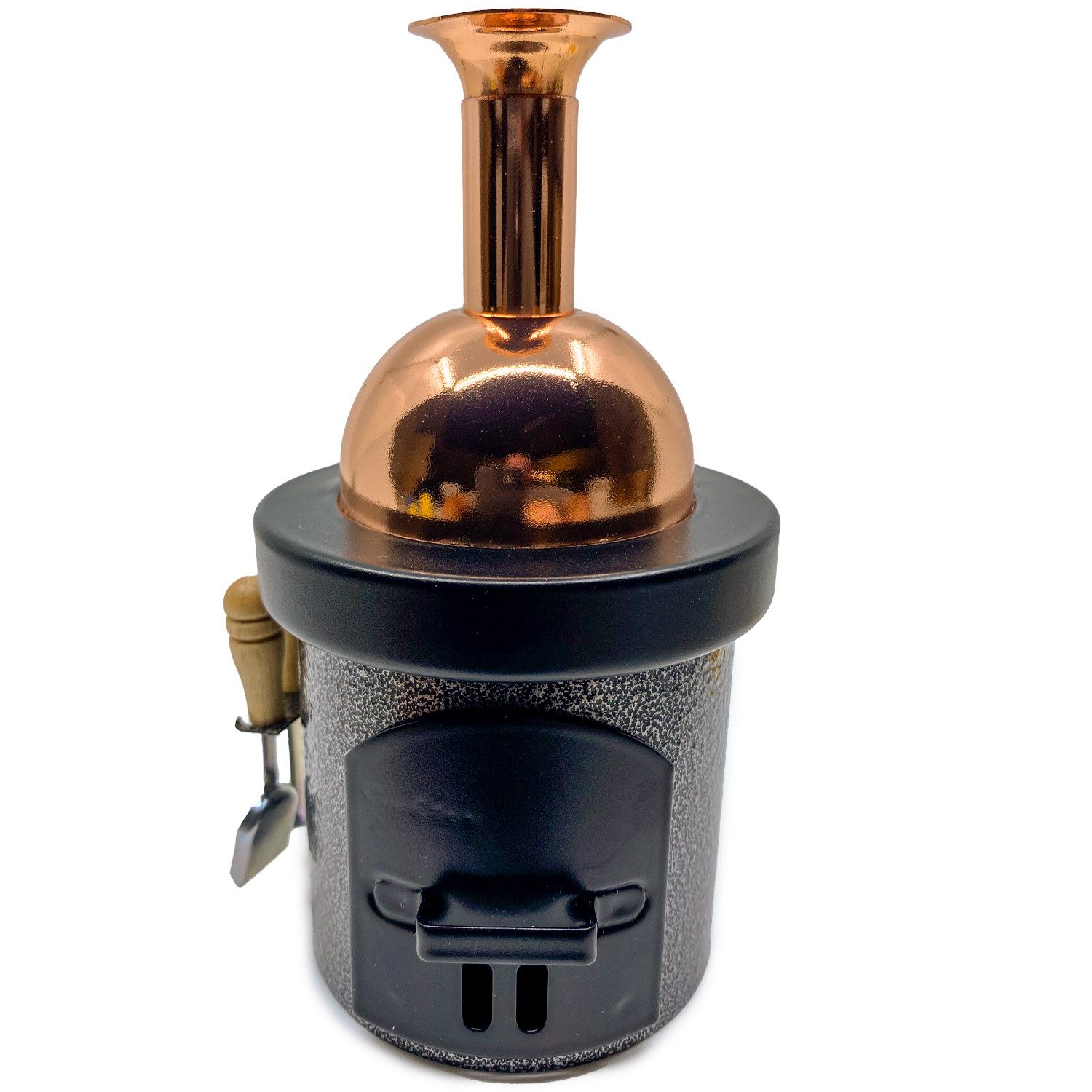 Crottendorfer Räucherhaus Braukessel Hammerschlag, Hergestellt in Deutschland Original Erzgebirge