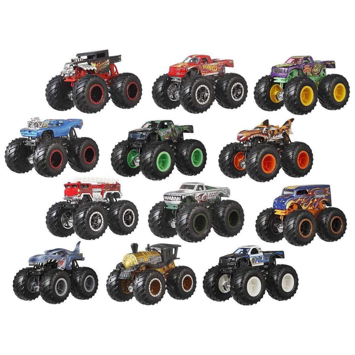 Mattel® Spielzeug-Monstertruck Mattel GGC61 - HotWheels - Monster Trucks - Die-Cast Fahrzeuge, 1:64