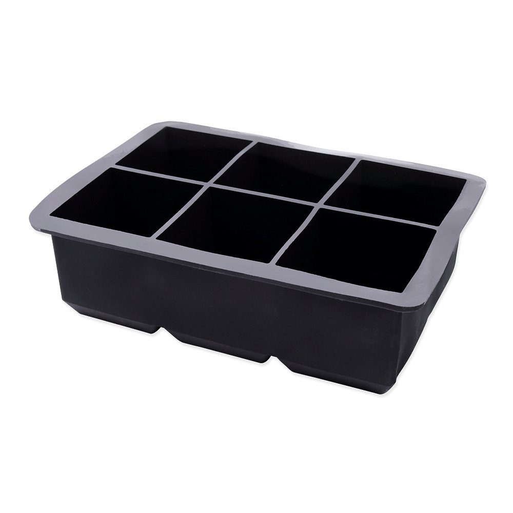 Schramm Eiswürfelform Schramm® 2 Stück lebensmittelechtem Silikonformen Eiswürfelzubereiter und 4,5cm Ice Kugel BPA-frei Eiswürfelzubereiter Silikon Eiswürfel aus 5cm ø Eiswürfel Cube