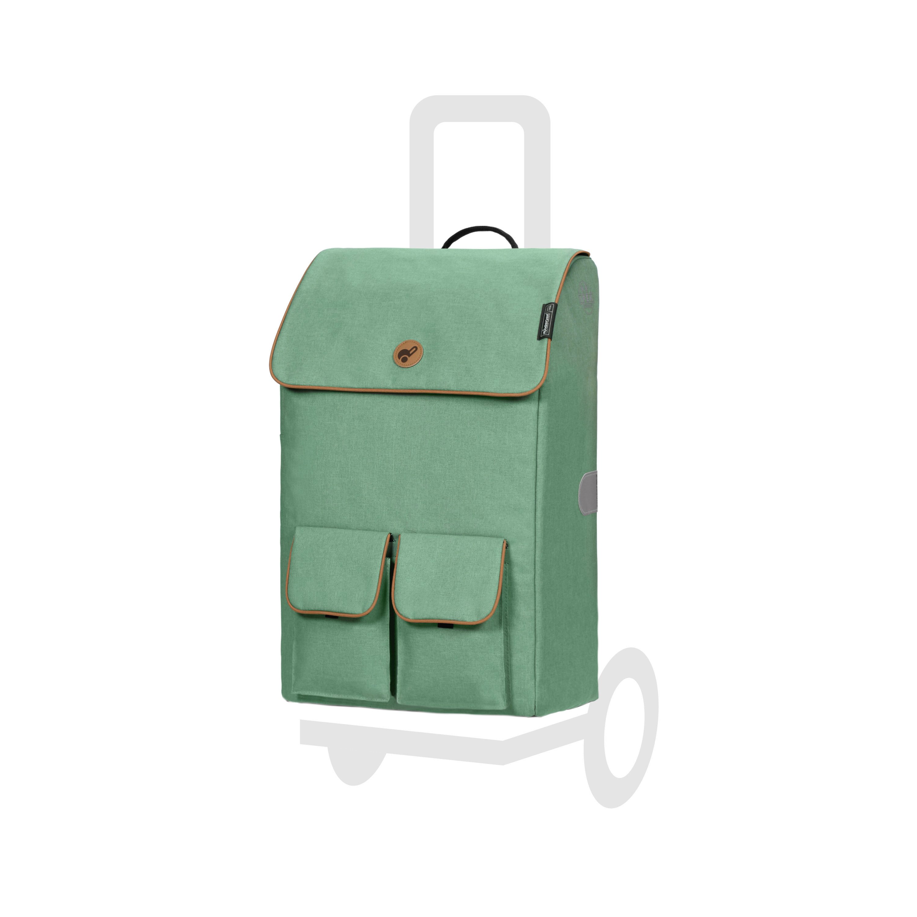 Andersen Einkaufstrolley Tasche Ipek Ma salbei, Thermofach 40 Liter, wasserabweisend