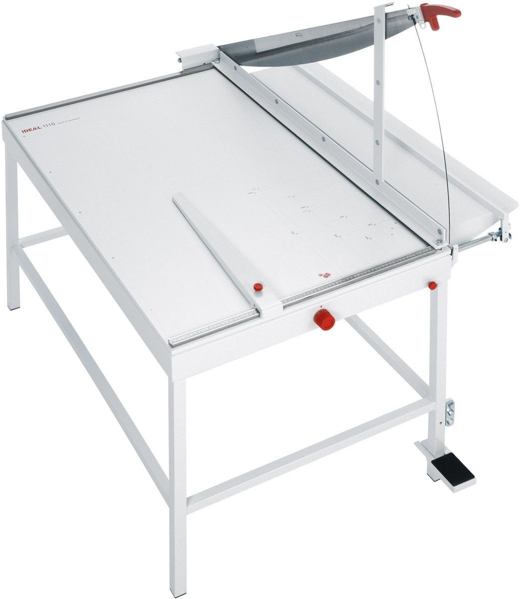 IDEAL Hebelschneidemaschine Hebelschneider 1110 mit Werkstoffmesser Schnittlänge 1100mm