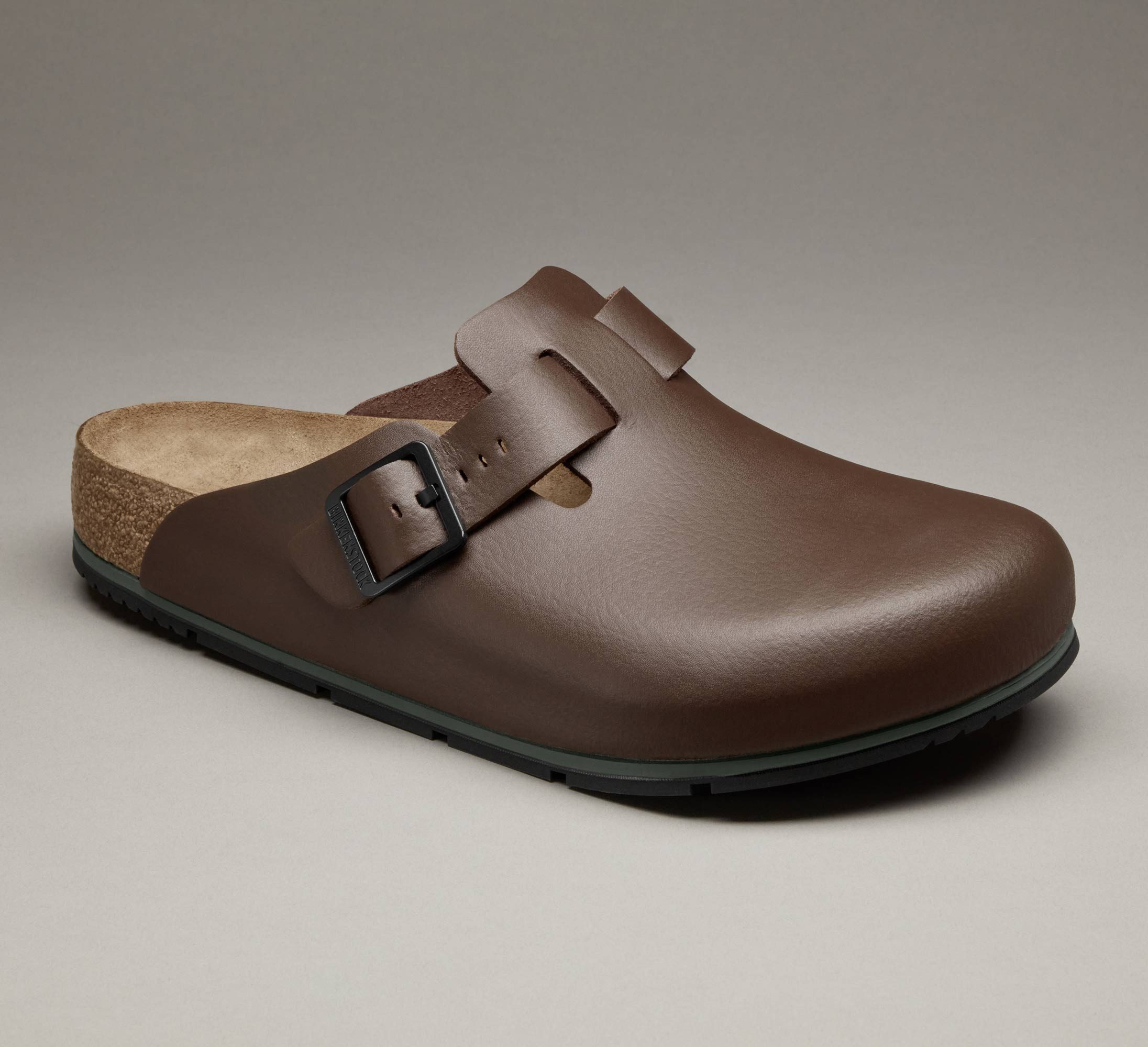 Birkenstock Damen Herren Boston Pro Hausschuhe Leder Pantoletten - Anatomischer Clog Zertifiziert EN ISO 20347:2043, Berufsschuhe für Medizin & Gastronomie – Bild 4 von 5
