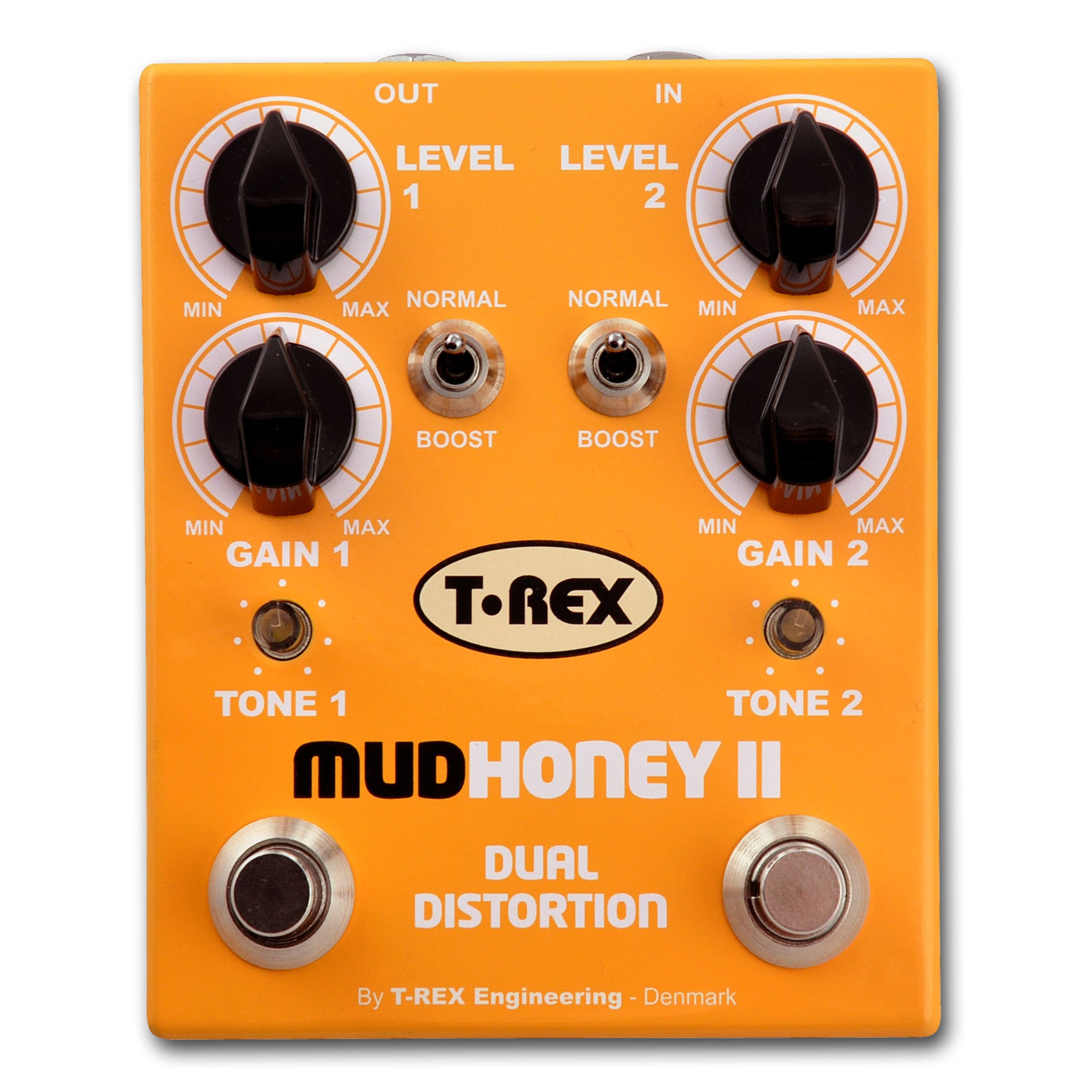 T-Rex Musikinstrumentenpedal, (Effekte, Verzerrer), Mudhoney II Vintage Classic - Verzerrer für Gitarren