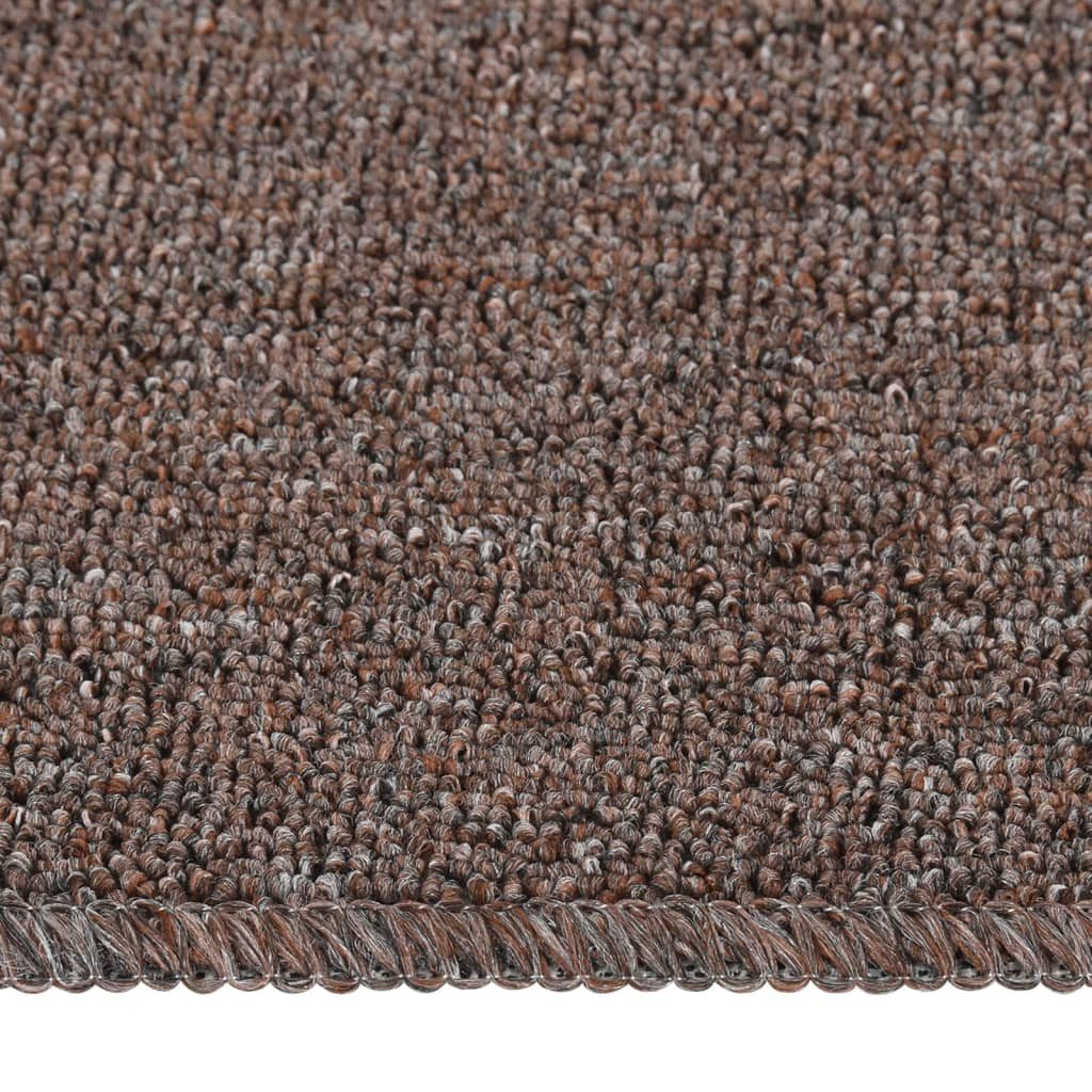Treppenstufenmatten 15 Stk. 75x20 Cm Braun Anti-rutsch günstig online kaufen