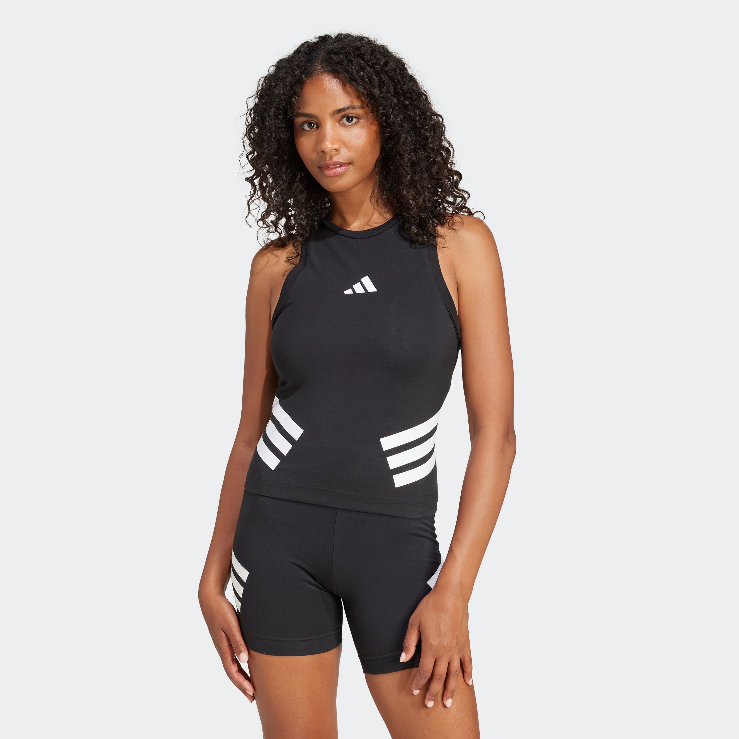 adidas Sportswear Tanktop W FI 3S TANK aus Single Jersey, mit Elasthan-Ante günstig online kaufen