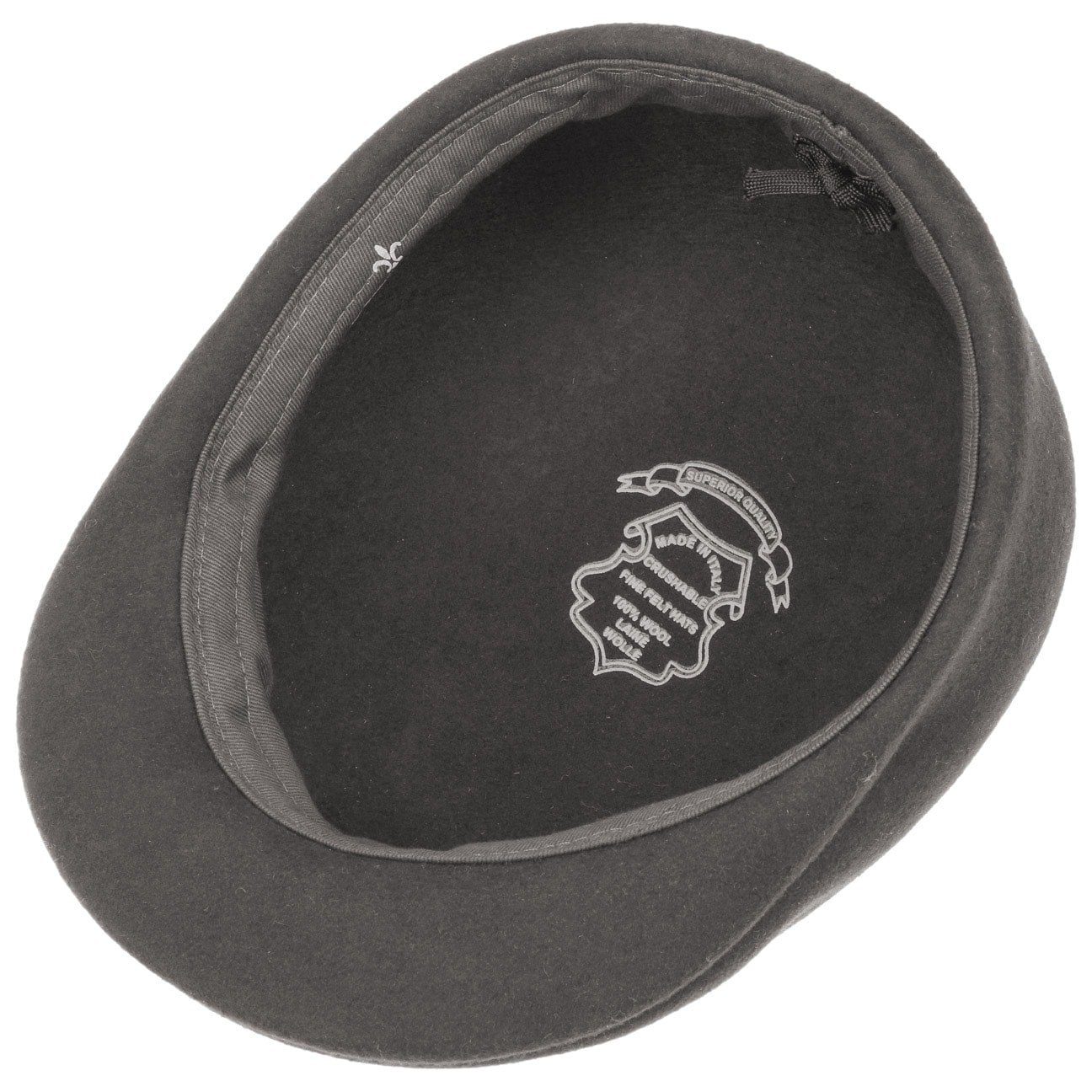 Lierys Flat Cap (1-St) Schirmmütze mit Schirm, Made in Italy