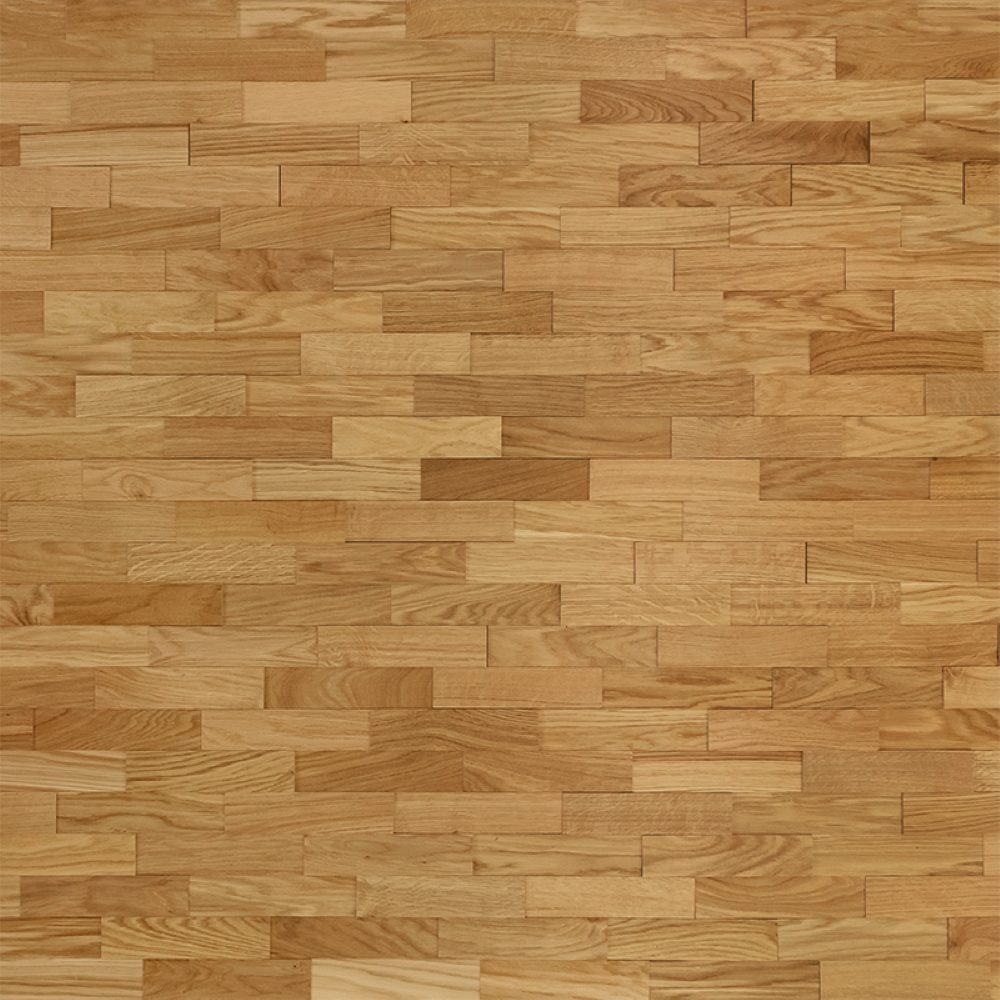 wodewa GmbH 3D Wandpaneel Vollholz - Serie 200 -, BxL: 5,00x20,00 cm, 0,01 qm, (Set, 100-tlg., 1 qm) 3D-Optik