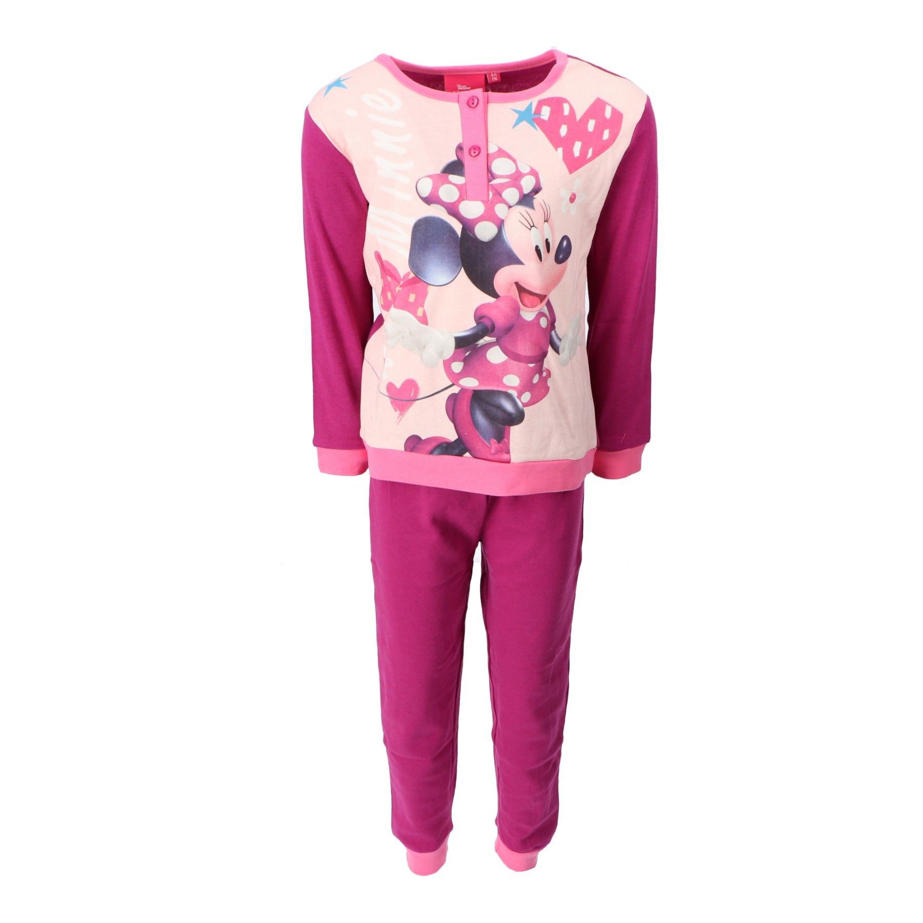 Disney Minnie Mouse Schlafanzug Pyjama – Bequemer Schlafanzug für Kinder