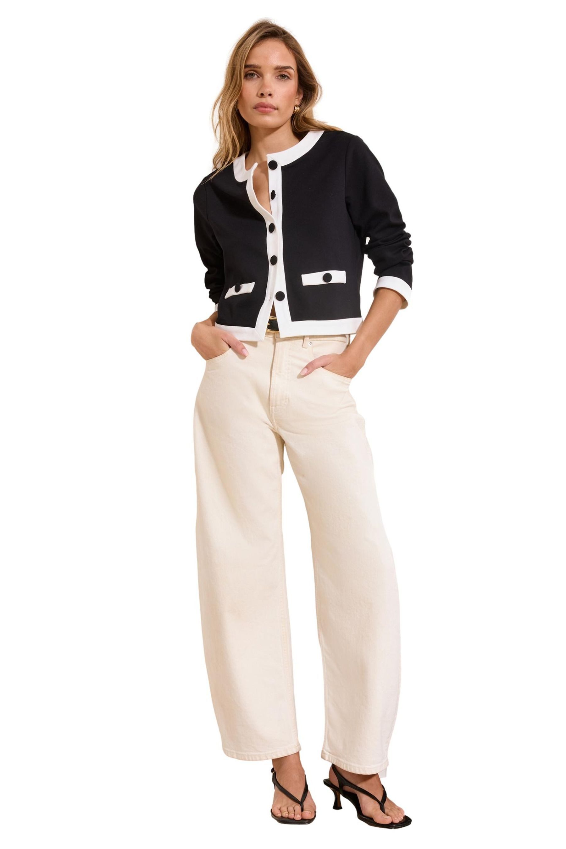 LIPSY Kurzjacke Lipsy Regular Fit Jakett mit Randstreifen, Regular (1-St)