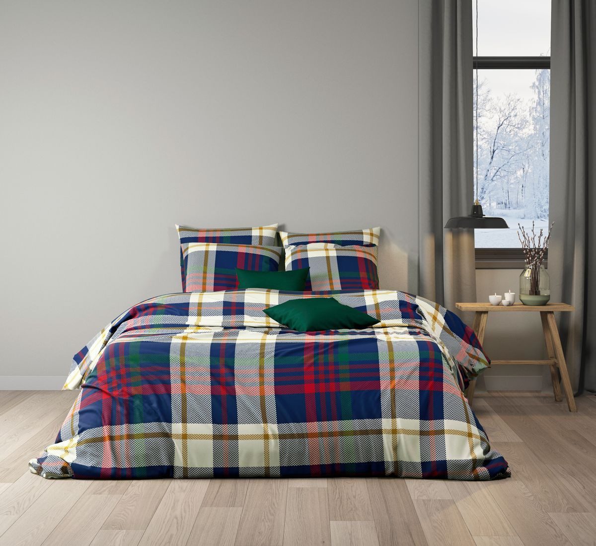 JACK Bettwäsche 135x200cm Flanell Biber Streifen günstig online kaufen