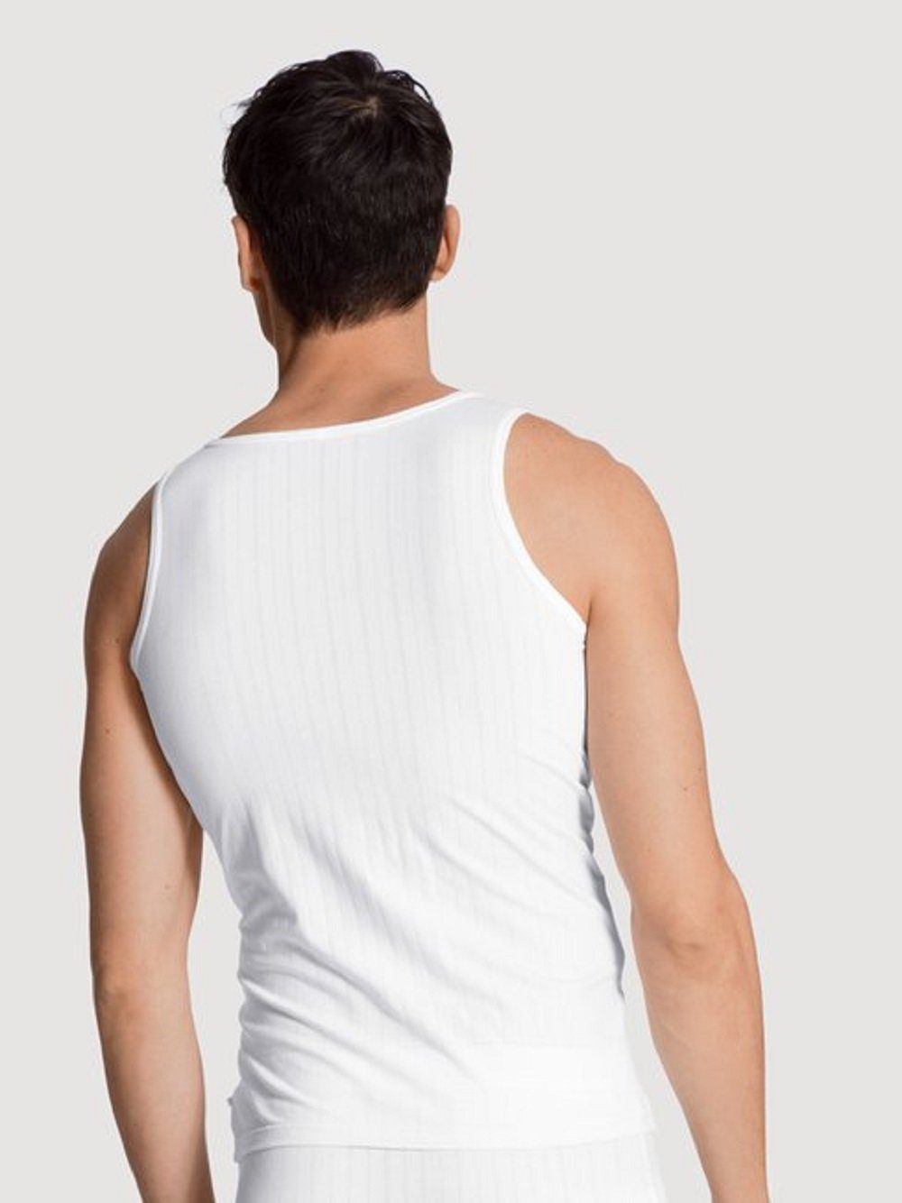 SILVERPLUS® (Karton, Style 12986 Unterhemd DRY QUICK Athletic Stück) & CALIDA EFFECT Shirt Pure Calida weiß 1-St., 1