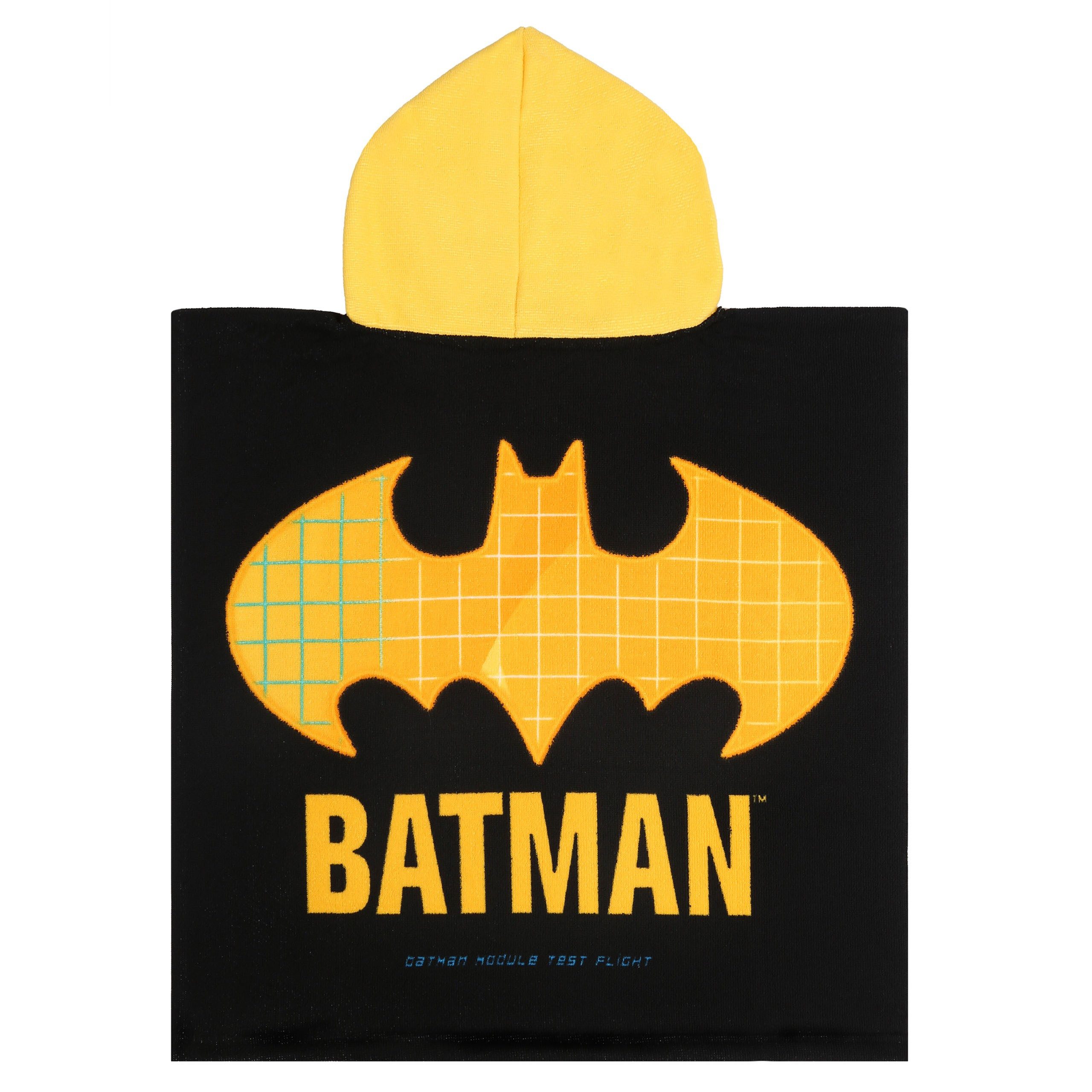 Batman Kapuzenhandtuch Batman Kinderhandtuch, Badeponcho für Jungen 50x110 cm