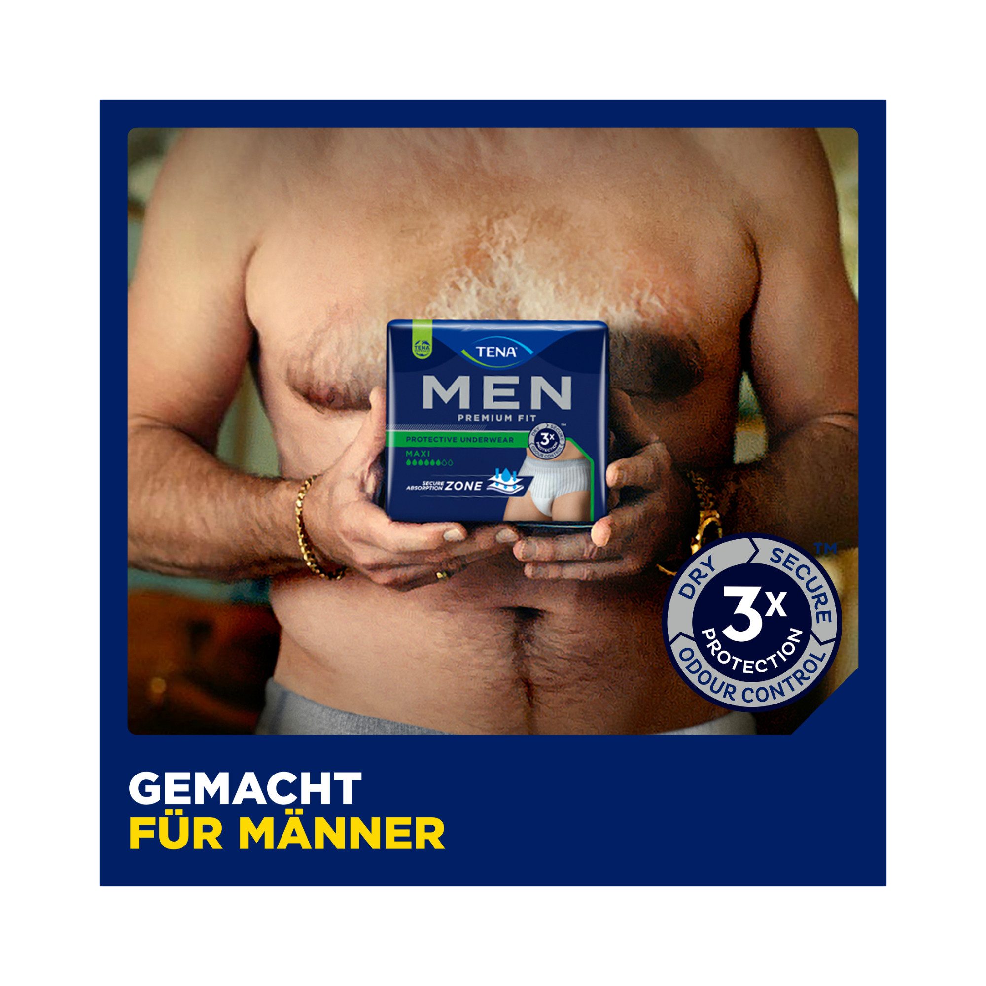 TENA Inkontinenz-Pants TENA MEN - Premium Fit Pants Maxi, L/XL Gr., 10-St.