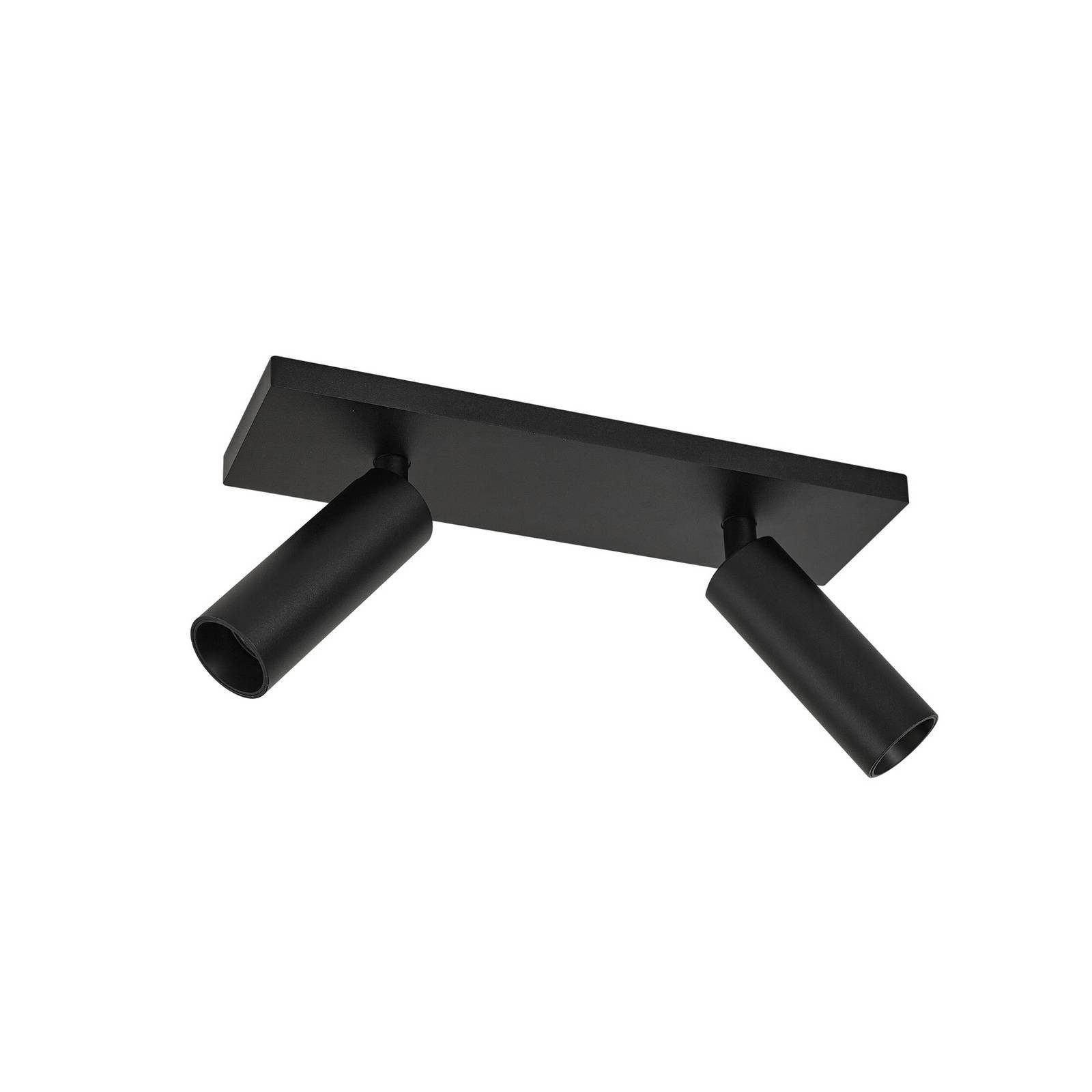 Arcchio Deckenstrahler Brinja Slim, Metall, Schwarz IP20, 2 x 5 W LED (GU10 MR11)