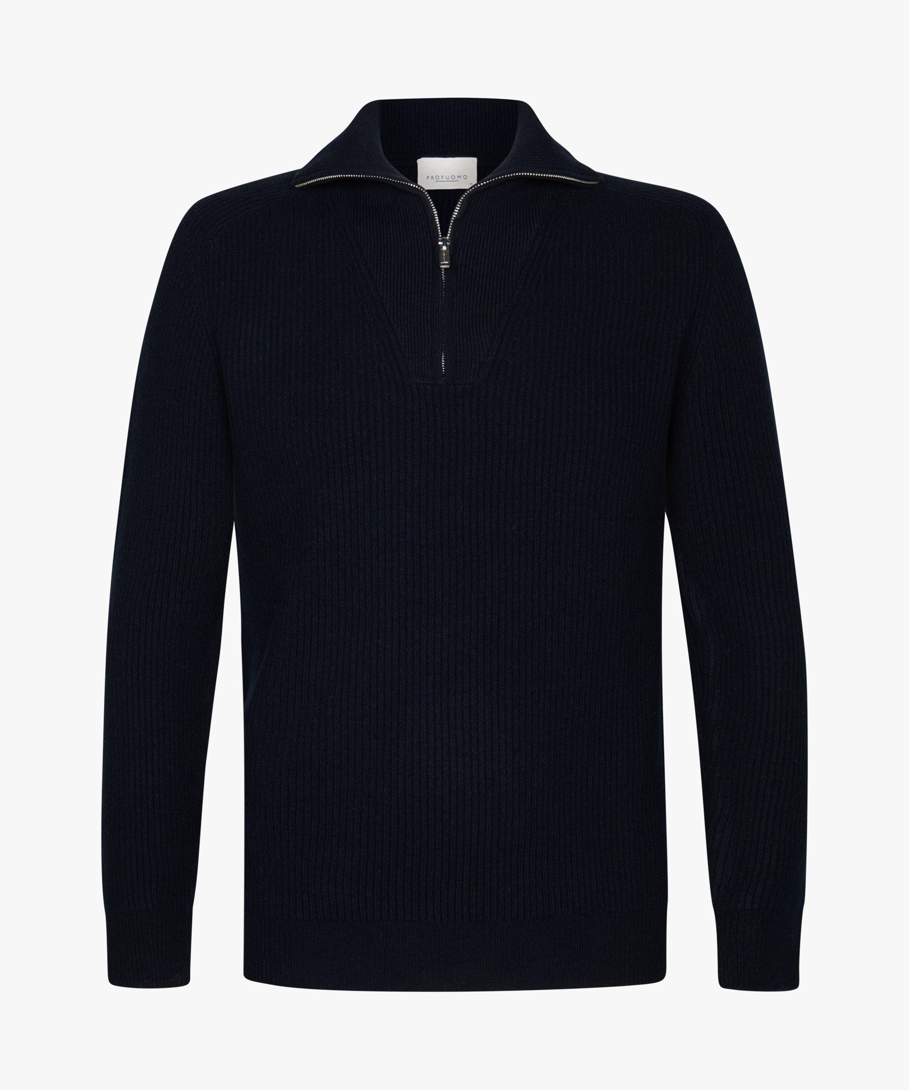 Profuomo Troyer PULLOVER HALF ZIP NAVY