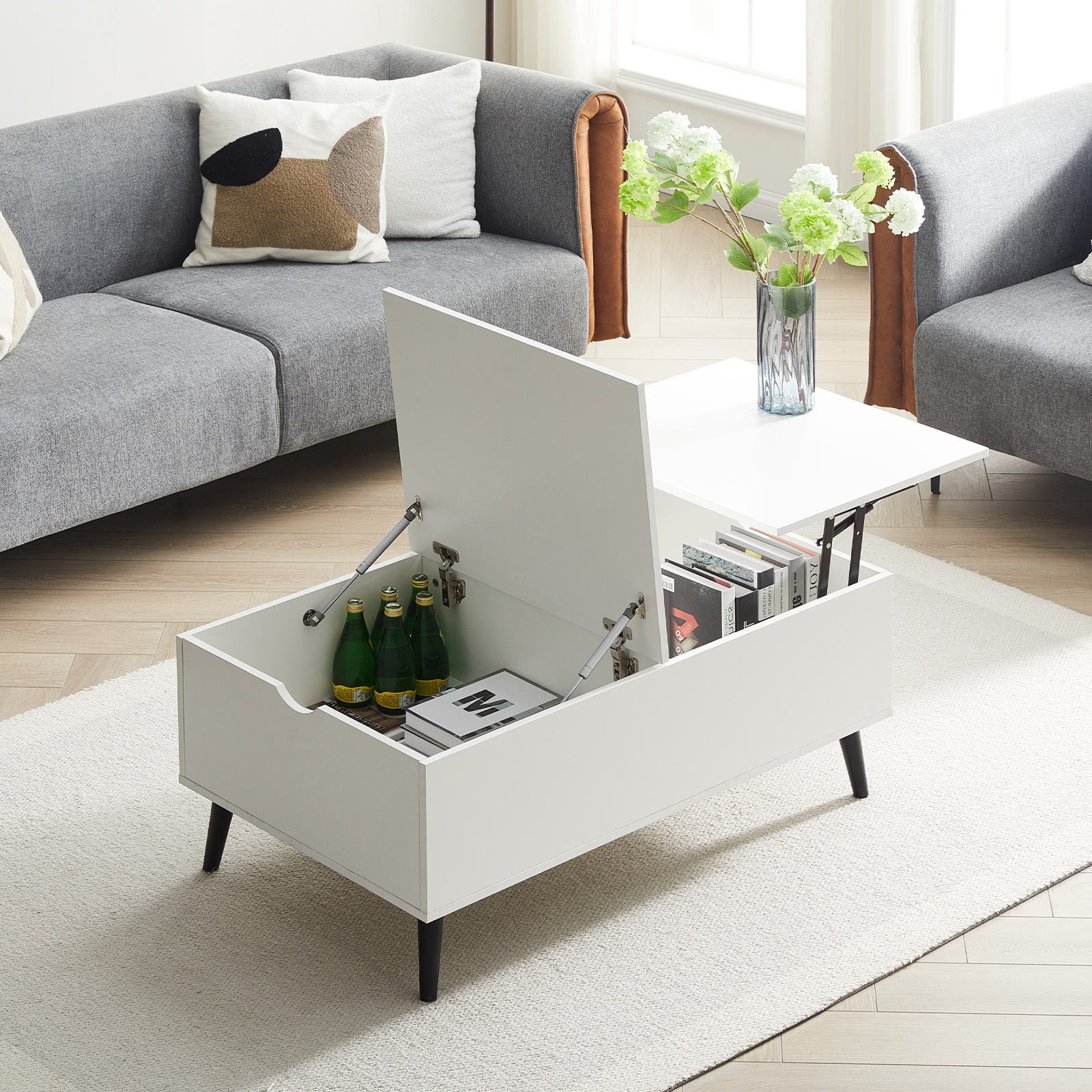 Ofcasa Couchtisch Sofatisch höhenverstellbarer (1 Tisch), günstig online kaufen