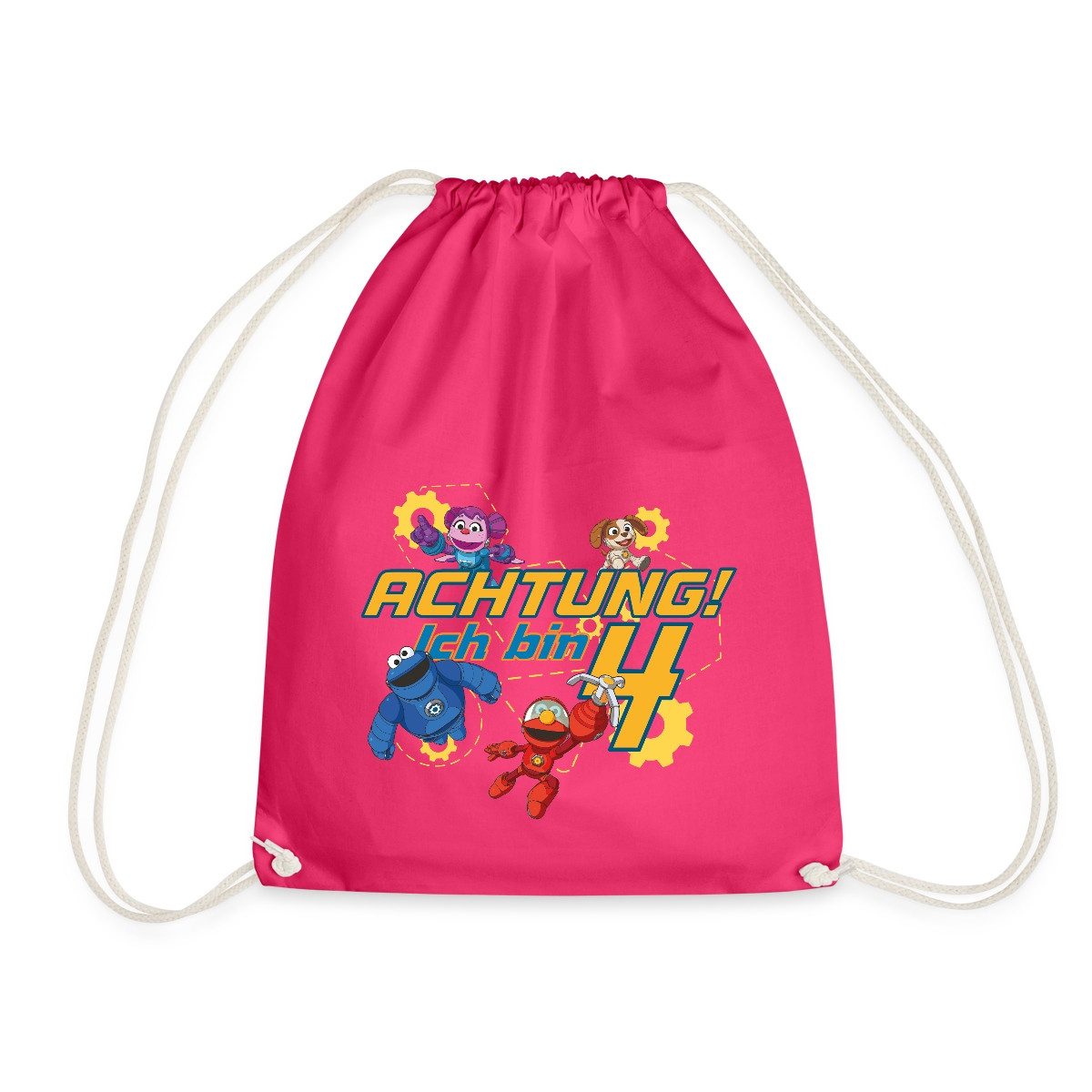 Spreadshirt Turnbeutel Mecha Builders Kinderhelden Team Achtung Ich Bin 4 Turnbeutel (1-tlg)