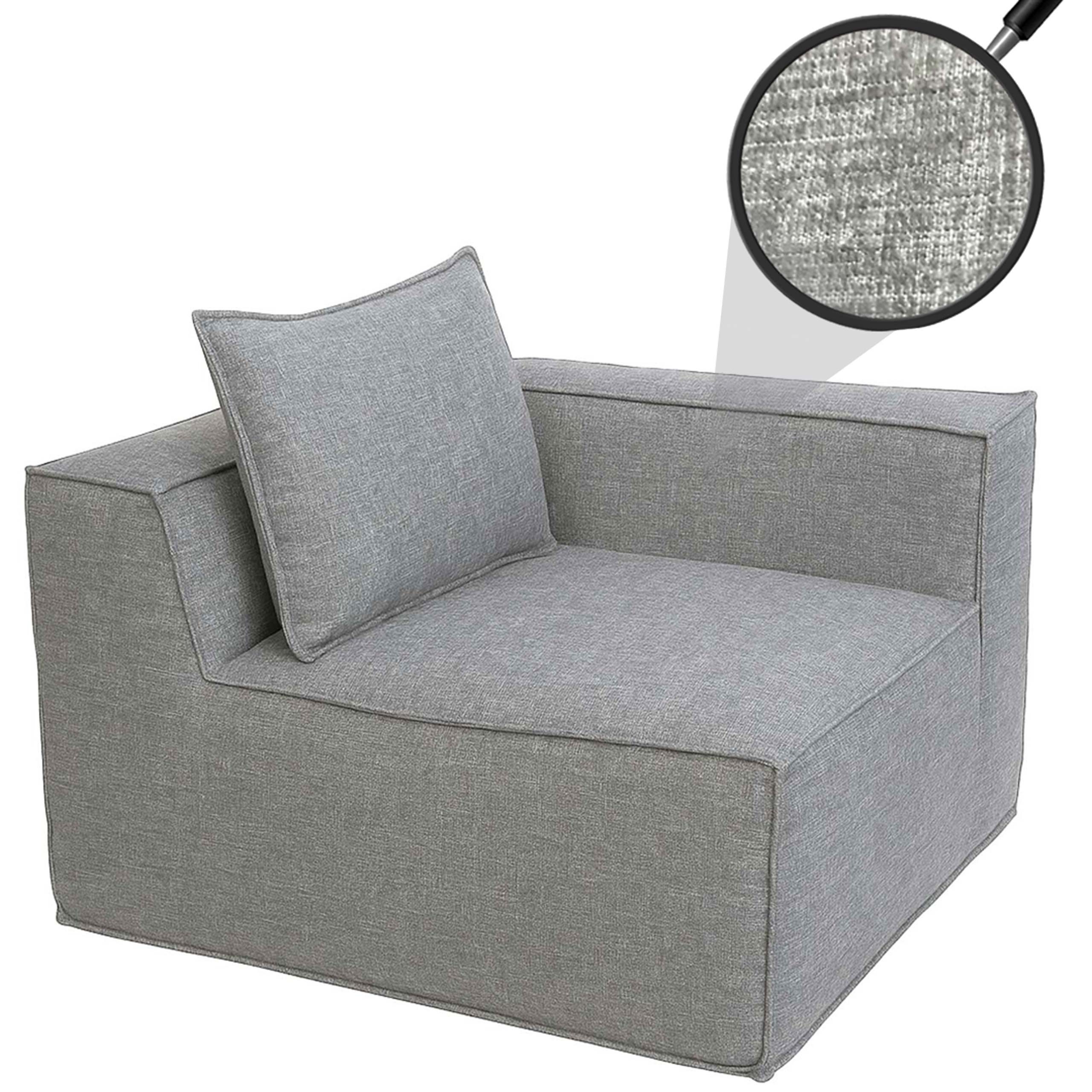 MCW Loungesessel MCW-O54-E, Inklusive Kissen, Bezug abnehmbar, Mit rutschhemmender Unterseite