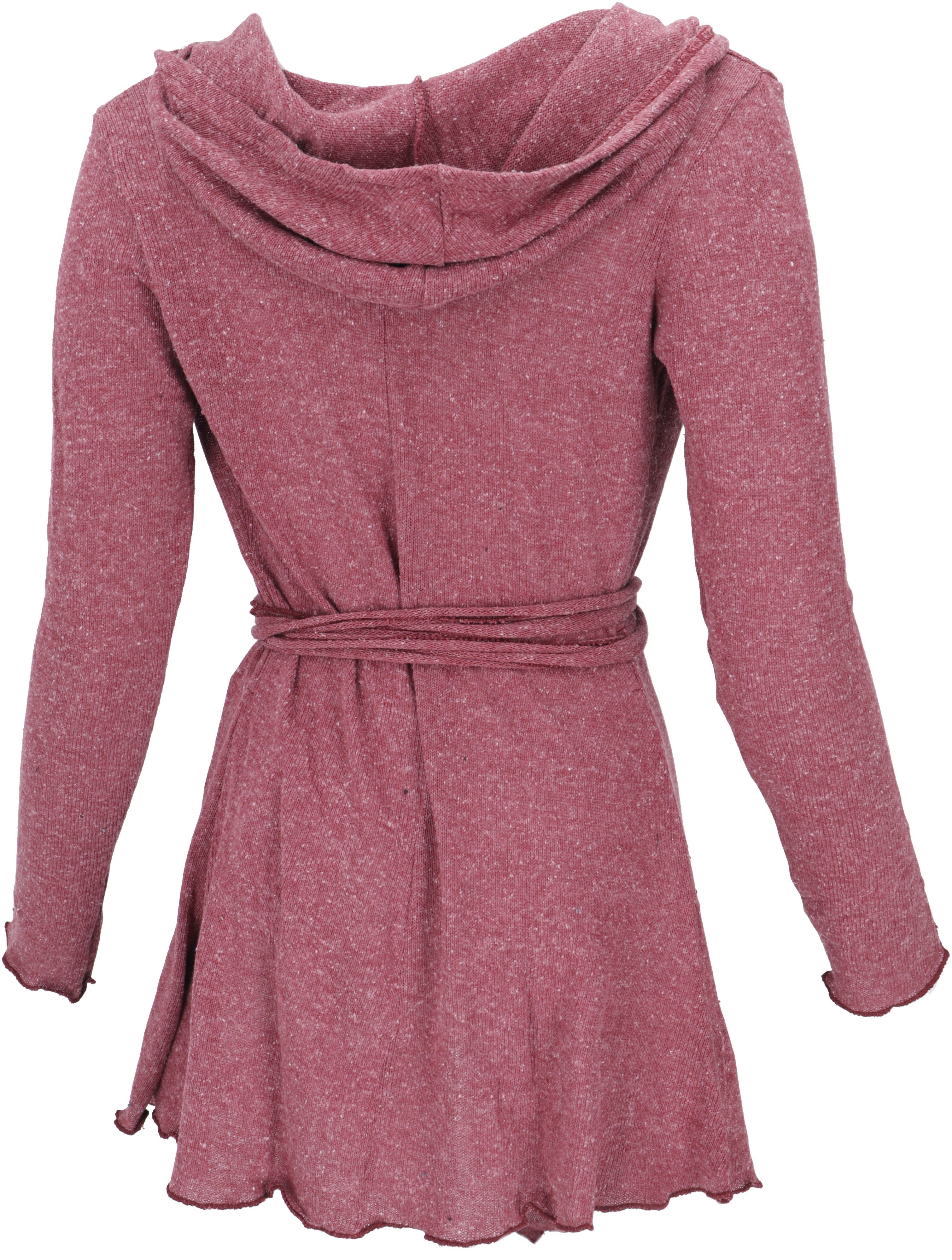 Guru-Shop Langjacke Pixi Wickel-Strickjacke - altrosa günstig online kaufen