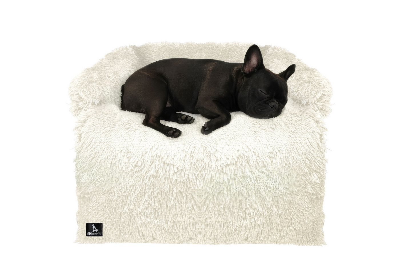 Bluzelle Tierbett Hundebett Sofa Schutz Auflage für grosse Hunde / - L, Plüsch Kunstfell / Bezug Abnehmbar & Waschbar, Wasserdichte Hundematte Couch Möbel Cover Schutzdecke Hundedecke
