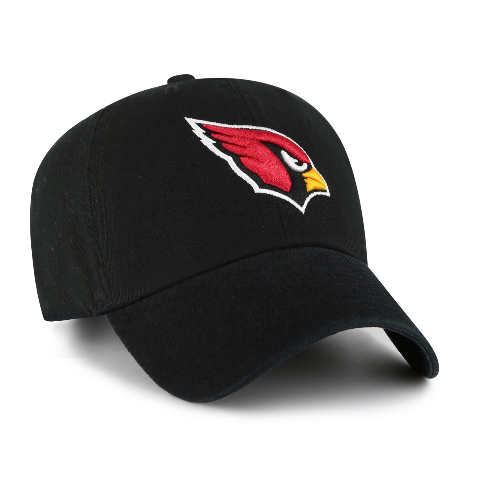 '47 Brand Baseball Cap '47 Brand NFL Cap Arizona Cardinals '47 CLEAN UP (Basecap, Basecap) Strapback-Verschluss mit Cardinals Fähnchen
