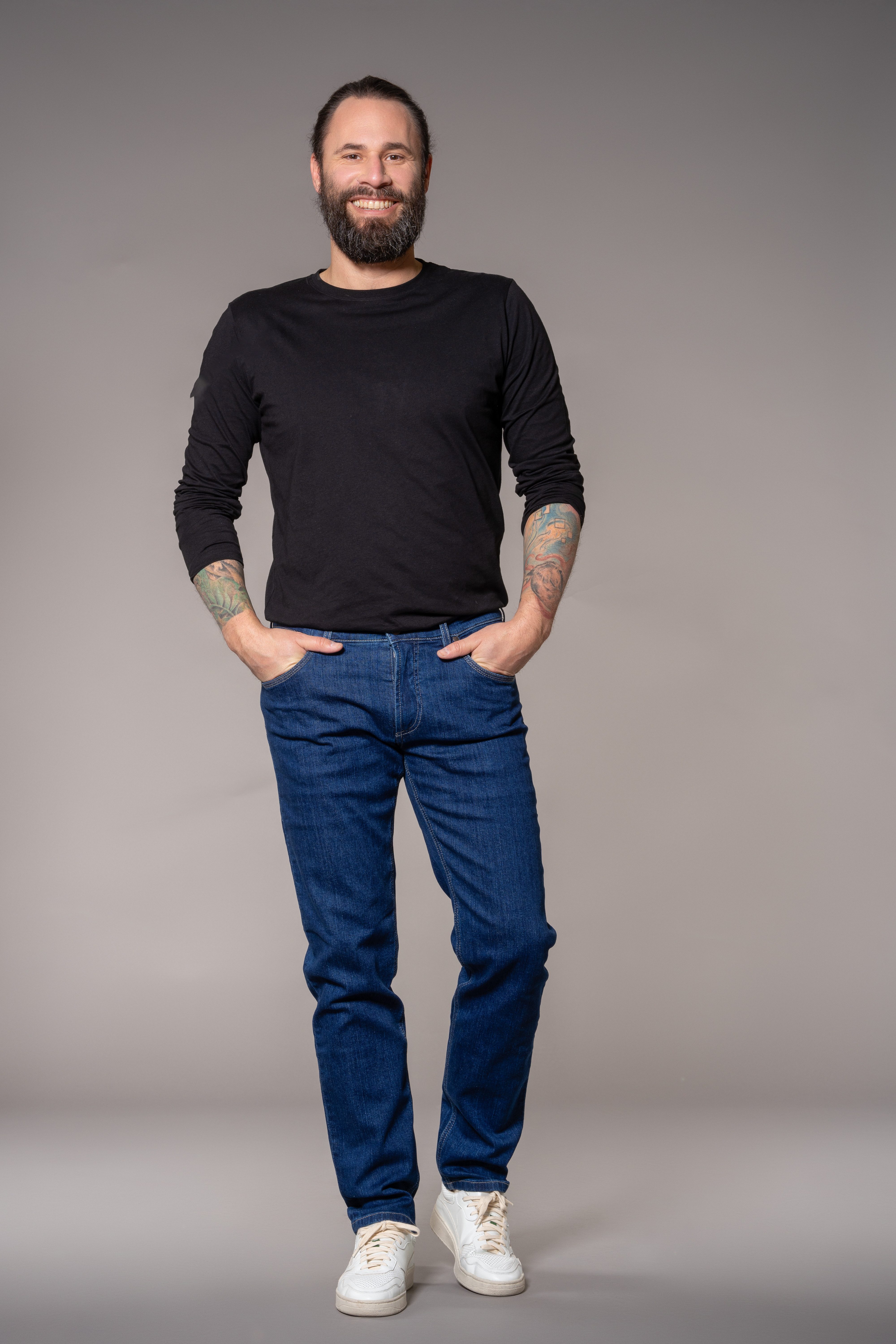 Feuervogl 5-Pocket-Jeans fv-Fi:nn, Medium Waist, Slim Fit, Herrenjeans 5-Pocket-Style