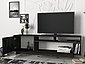 moebel17 TV-Regal »Wohnwand Artem Rebab Braun Dunkelgrau (Marmor Opt«, Modernes, kompaktes TV Lowboard, Bild 5