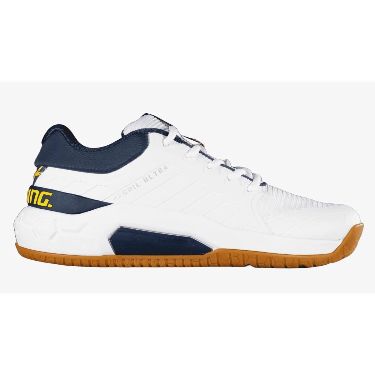SALMING Hallen-Indoorschuhe Recoil Ultra Stabilität/Dämpfung weiss/navyblau Badmintonschuh