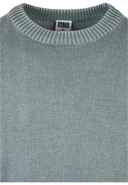 URBAN CLASSICS Rundhalspullover Urban Classics Herren Washed Sweater (1-tlg)