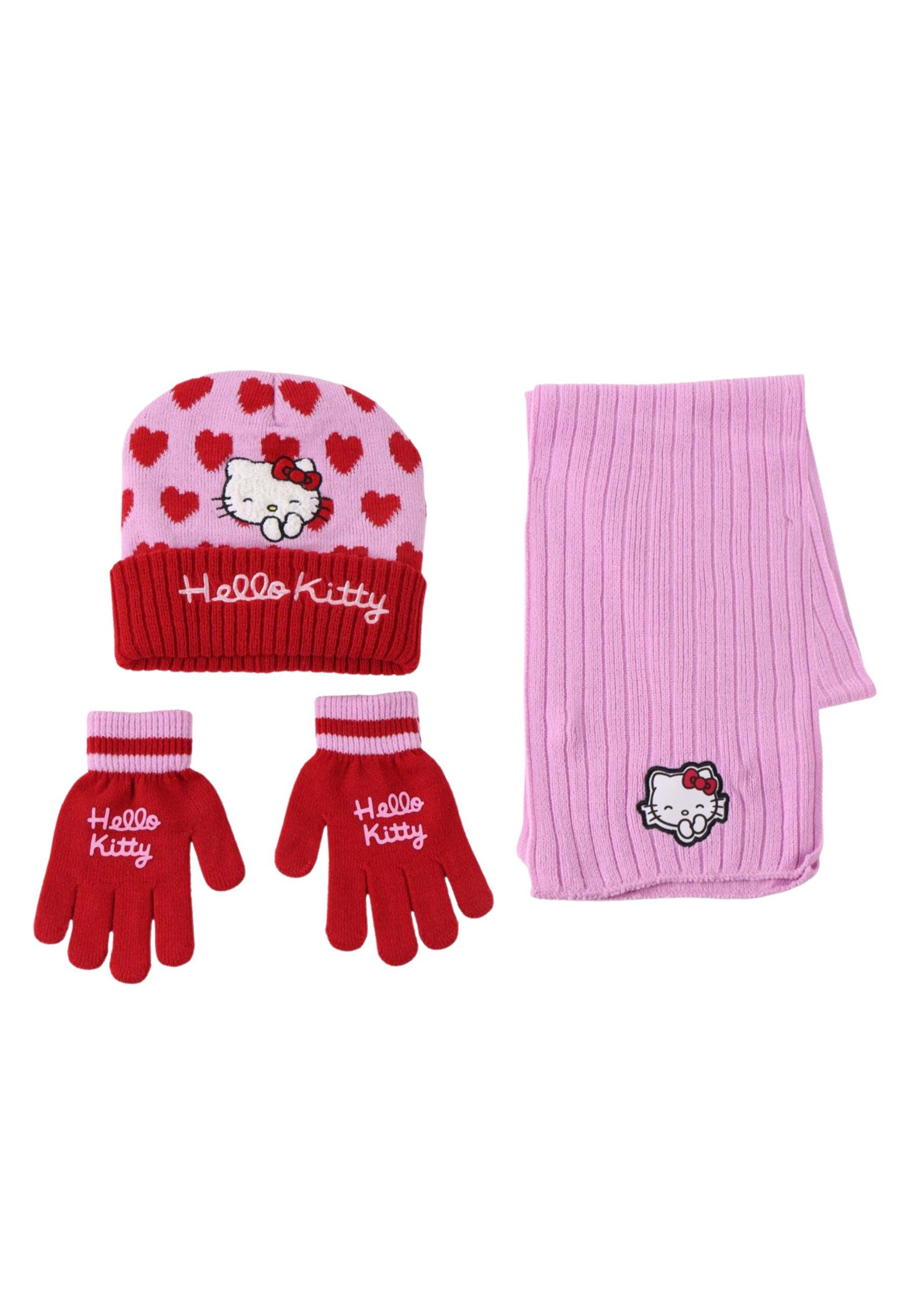 Disney Schal 3-teiliges Hello Kitty Schal-Set, (Set)