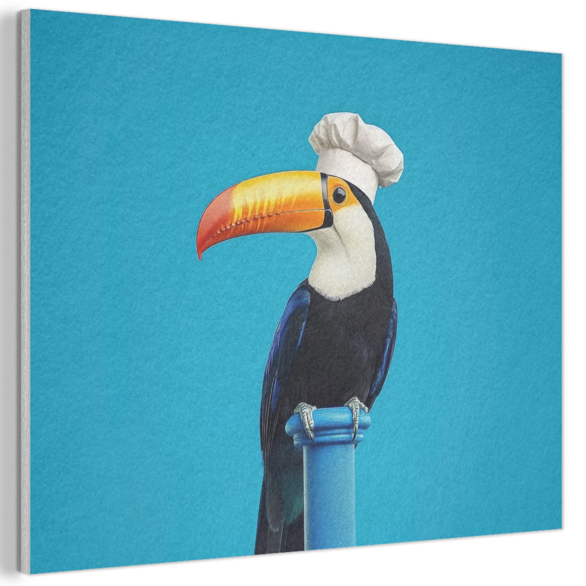 Kochmütze - Tukan - Blau