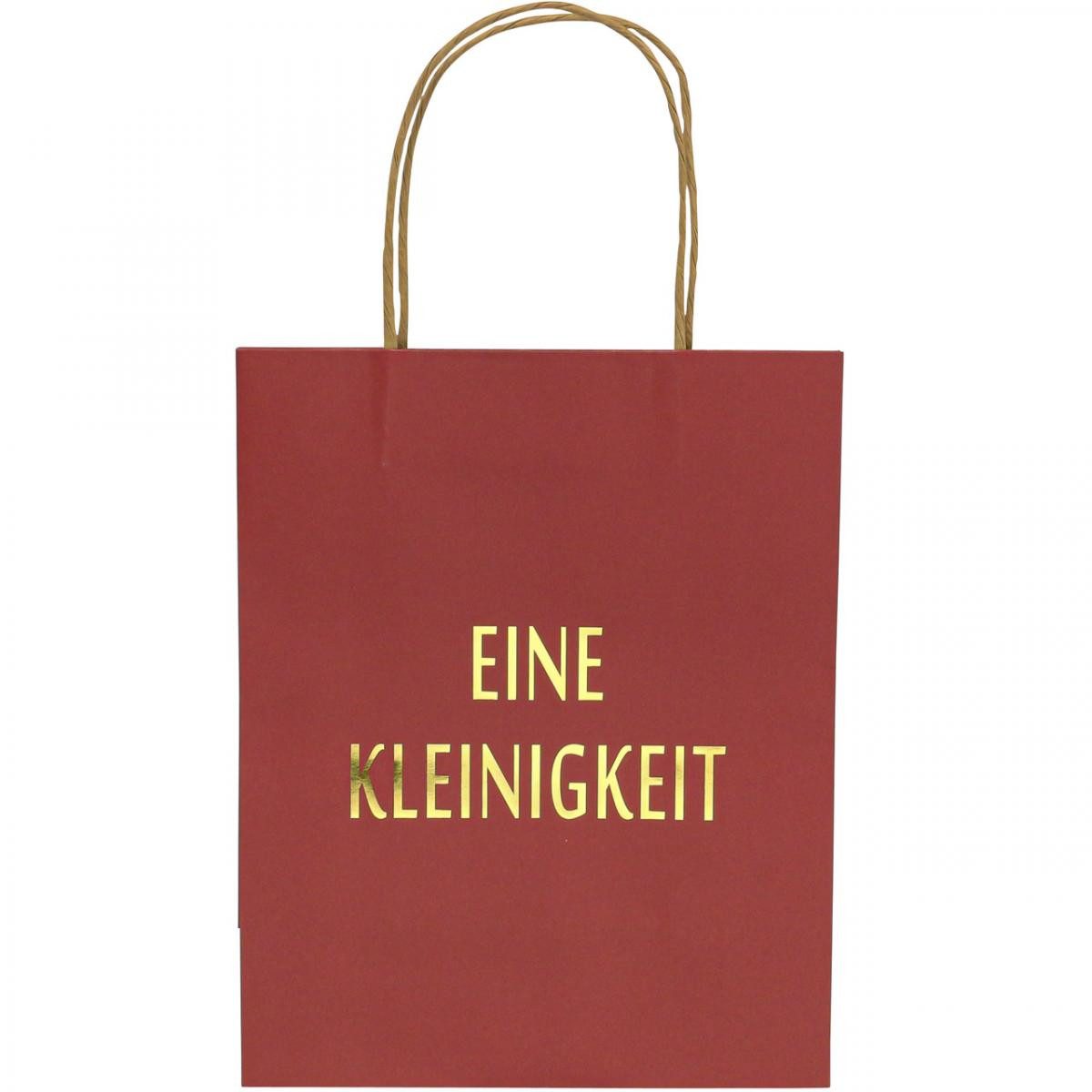Florists Products Tragetasche Geschenktüten mit goldener Beschriftung für Präsente und, 6 Stück