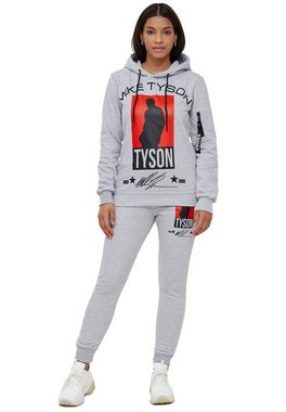 John Kayna Jogginganzug Damen Jogginganzug Mike Tyson Streetwear Fitness Sportanzug Jogging-An (Sportanzug Jogger Trainingsanzug, 2-tlg), Fitness Freizeit Casual