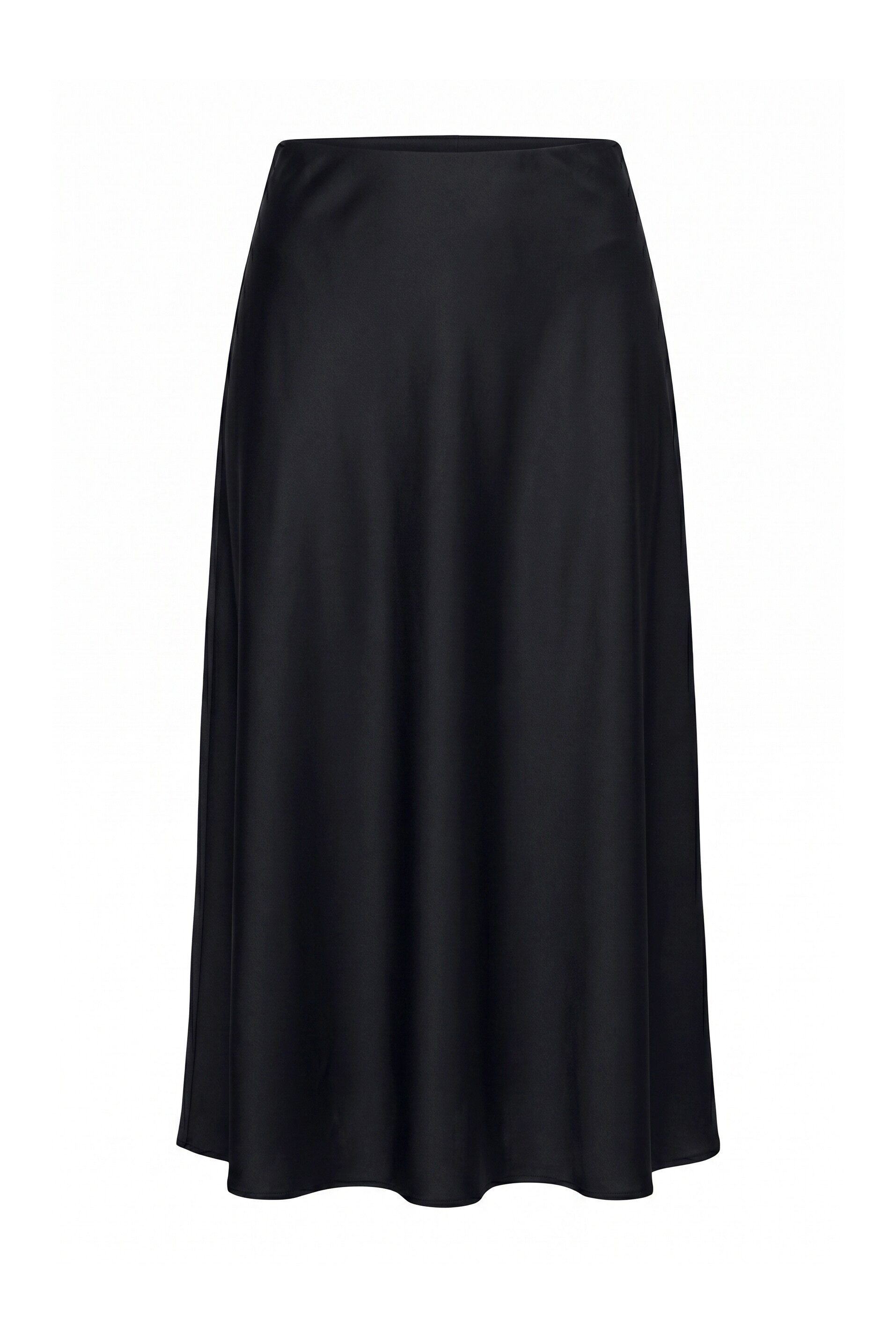MIAMODA Jerseyrock Maxi-Satinrock A-Linie Elastikbund – Bild 2 von 3