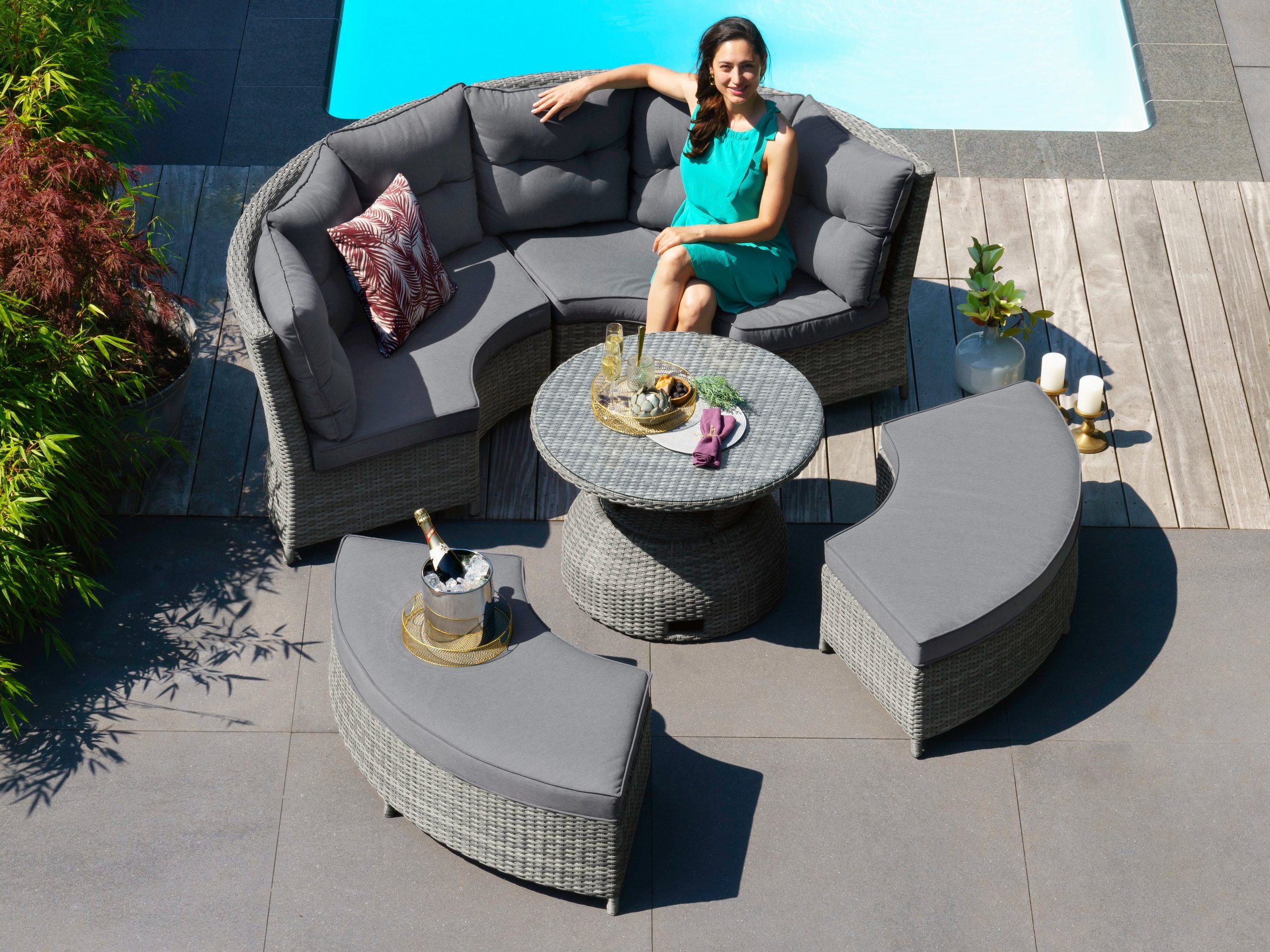 Loungeset MOOREA von KONIFERA - Einrichtungsvorschlag