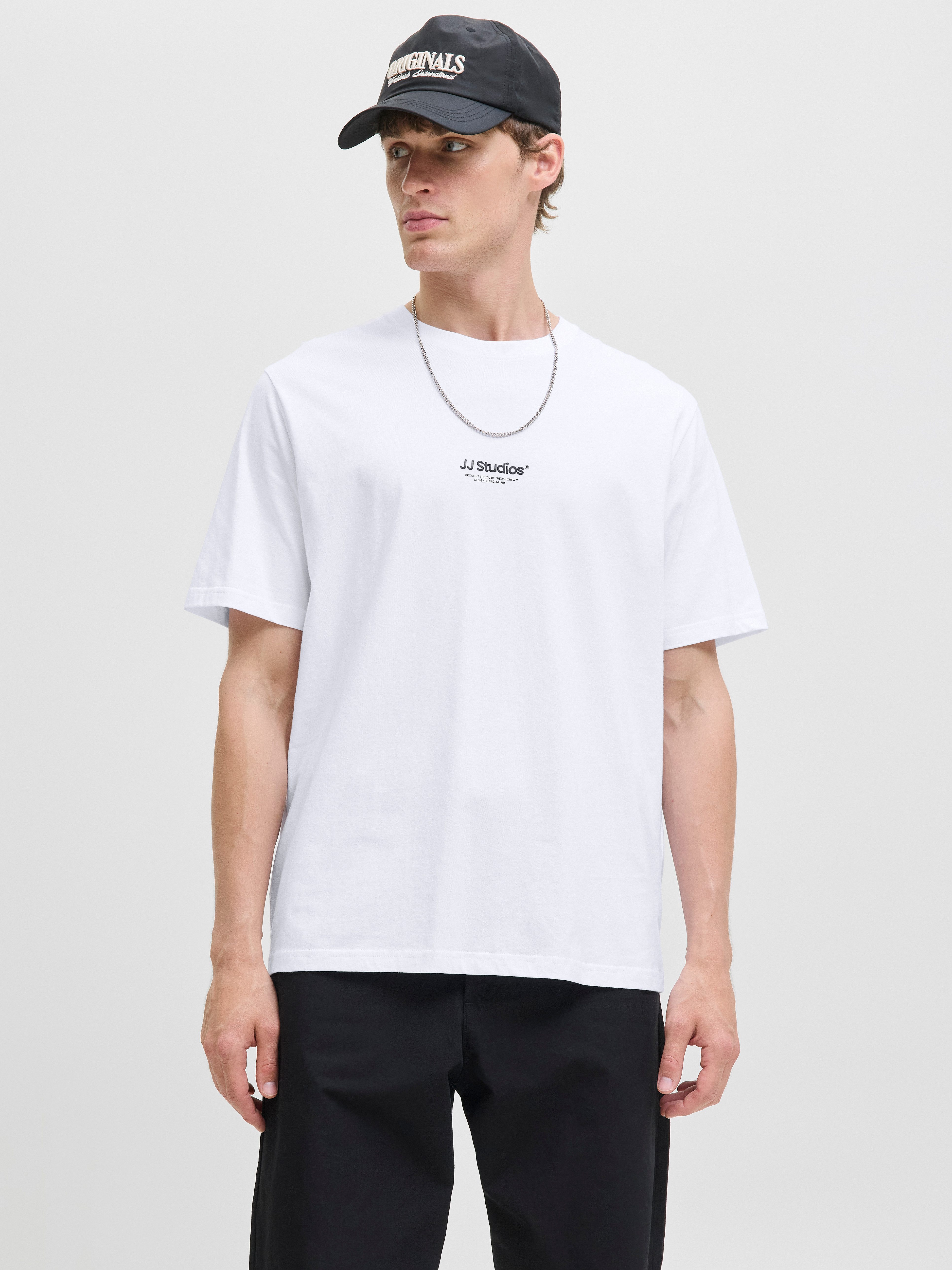 Jack & Jones Herren Rundhals T-Shirt JJESOHO TEE SS CREW NECK - Relaxed Fit günstig online kaufen