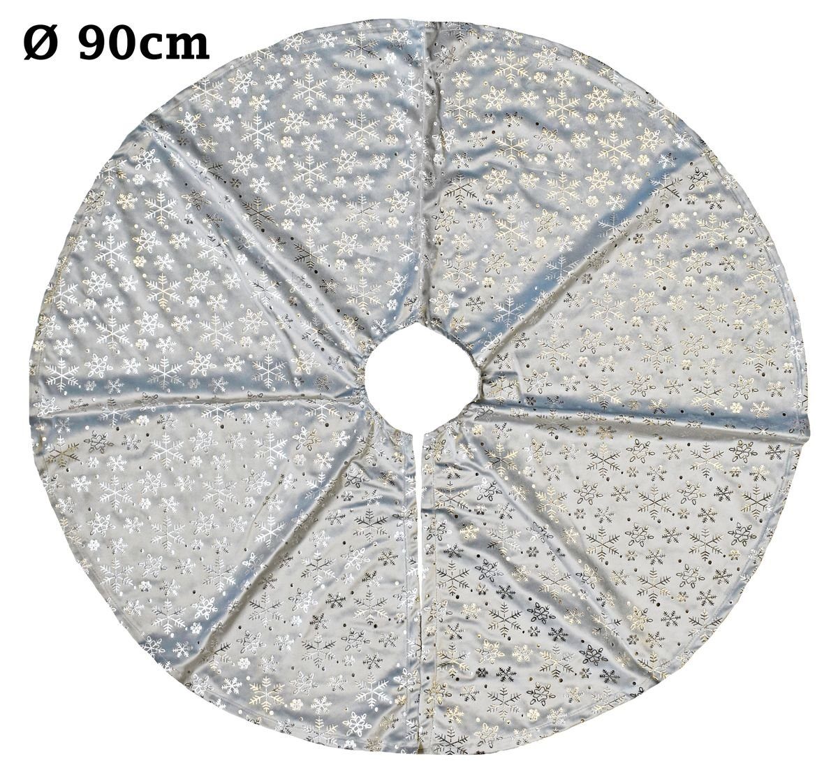 JACK Weihnachtsbaumdecke Kuschlige Christbaumdecke Rund Ø 90cm Weihnachtsba günstig online kaufen