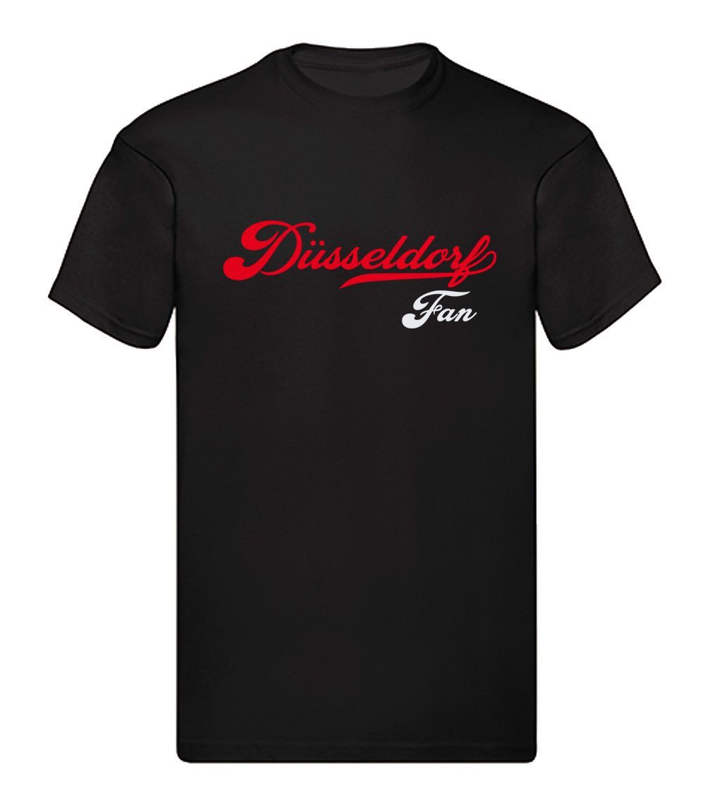 G-graphics T-Shirt Düsseldorf Fan (1-tlg) Herren T-Shirt mit einem Motiv für den echten Fan