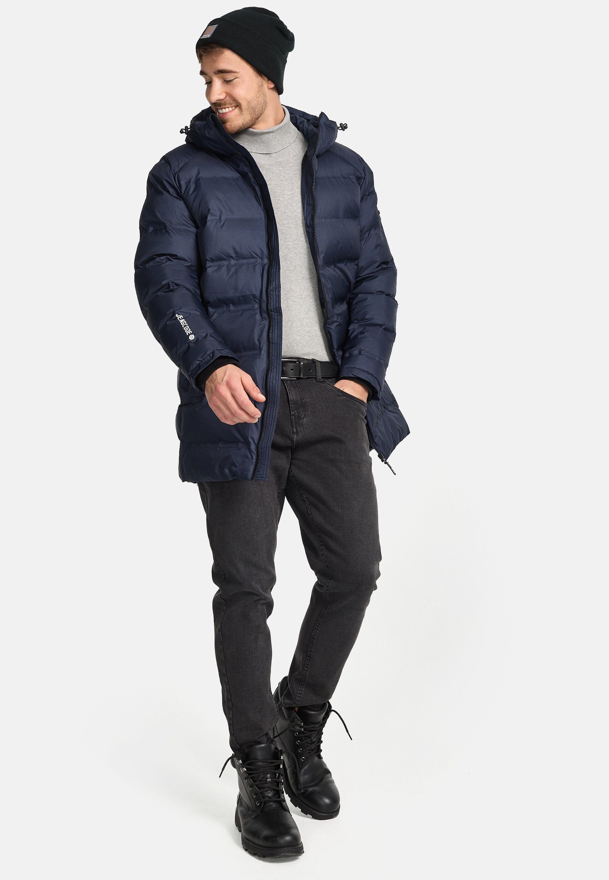 Navy Indicode Steppjacke Parkkish