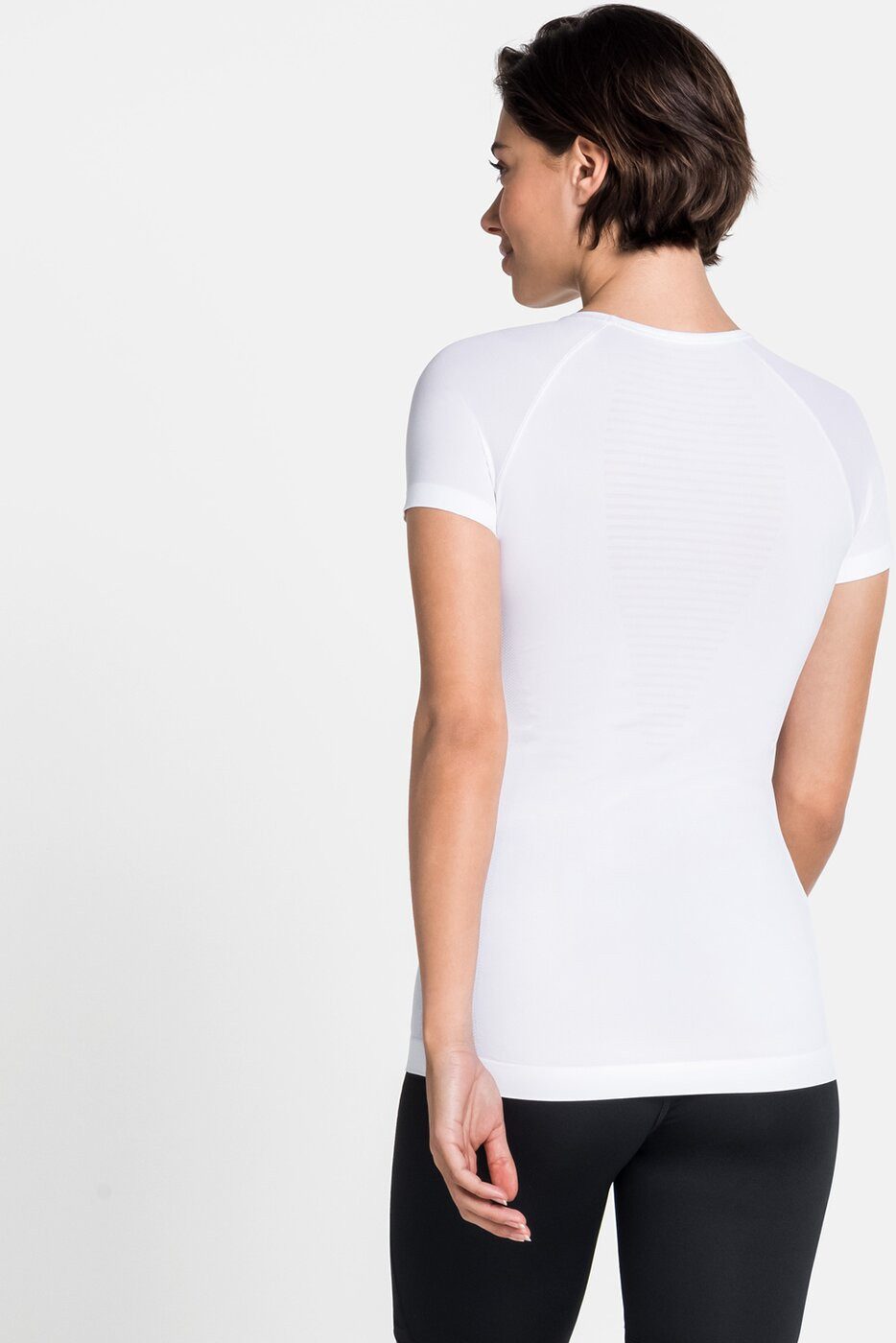 Odlo Funktionsunterhemd BL TOP Crew neck s/s PERFORMAN WHITE