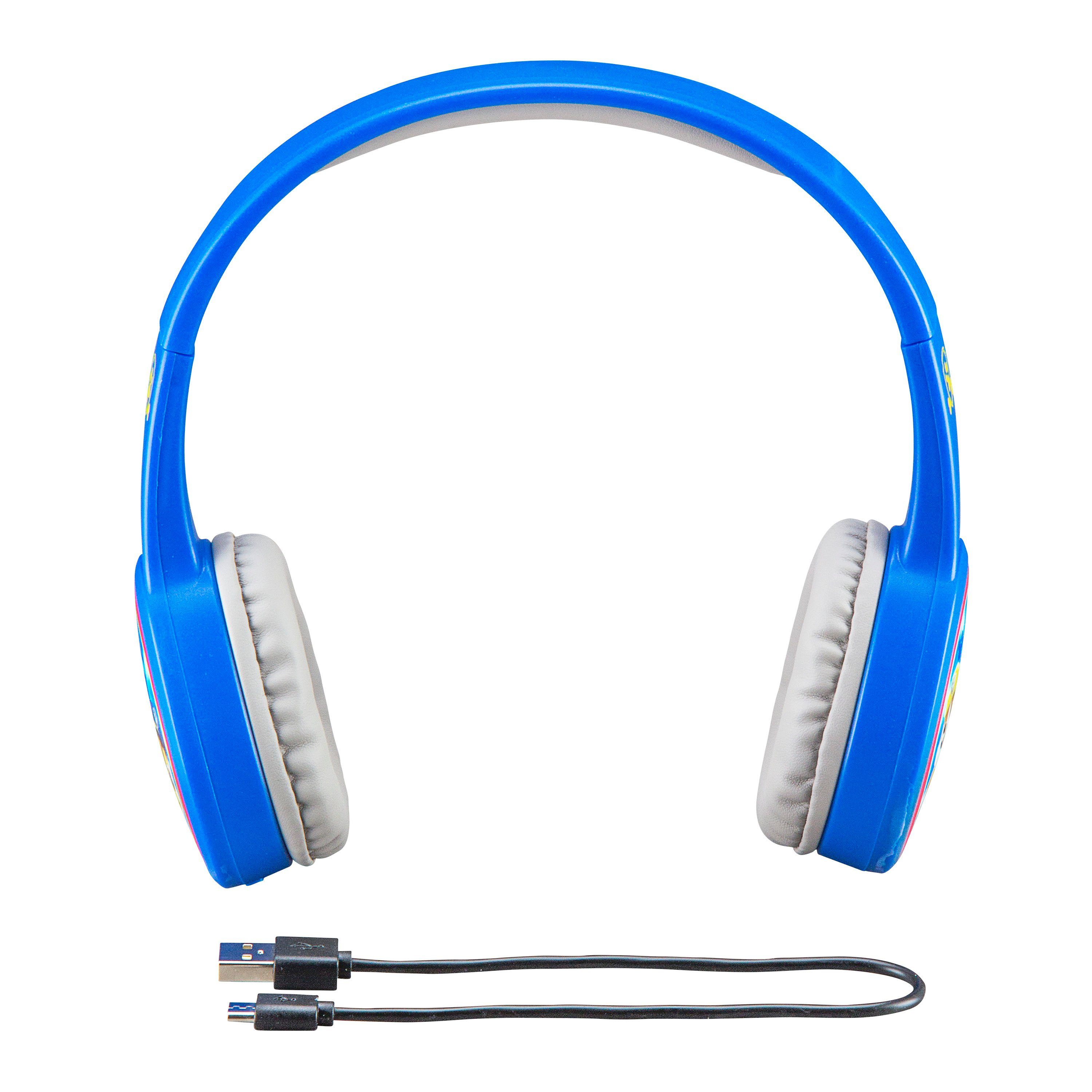 Bluetooth-Kopfhörer, eKids blau PW-B36VM, Bluetooth-Kopfhörer eKids Paw Patrol
