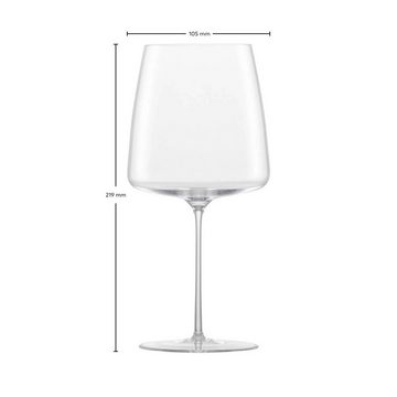 Zwiesel Glas Rotweinglas Simplify Rotweingläser 740 ml 2er Set, Glas