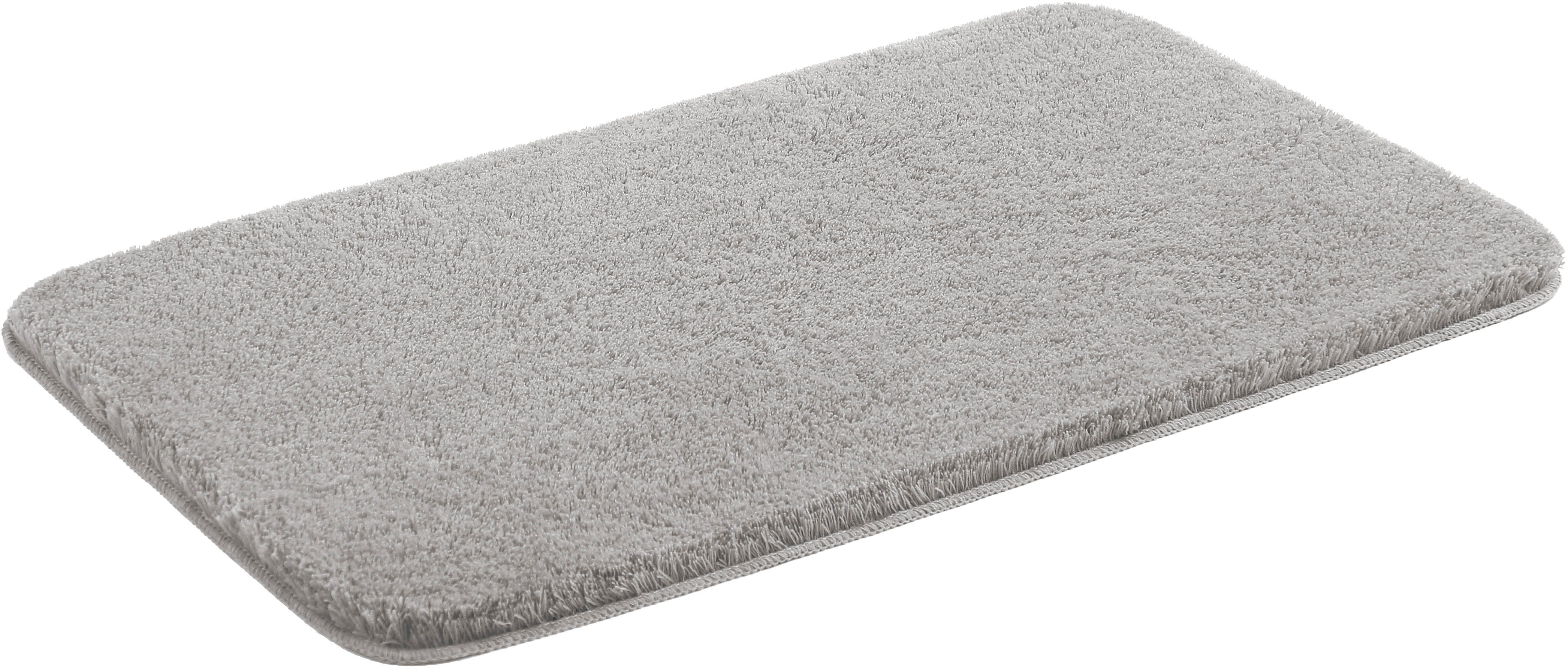 Badematte Merida my home, Höhe 32 mm, rutschhemmend beschichtet, fußbodenheizungsgeeignet, schnell trocknend, strapazierfähig, Kunstfaser, rechteckig, Badteppich, Uni Farben, rechteckig, rund & als 2-tlg. Set erhältlich