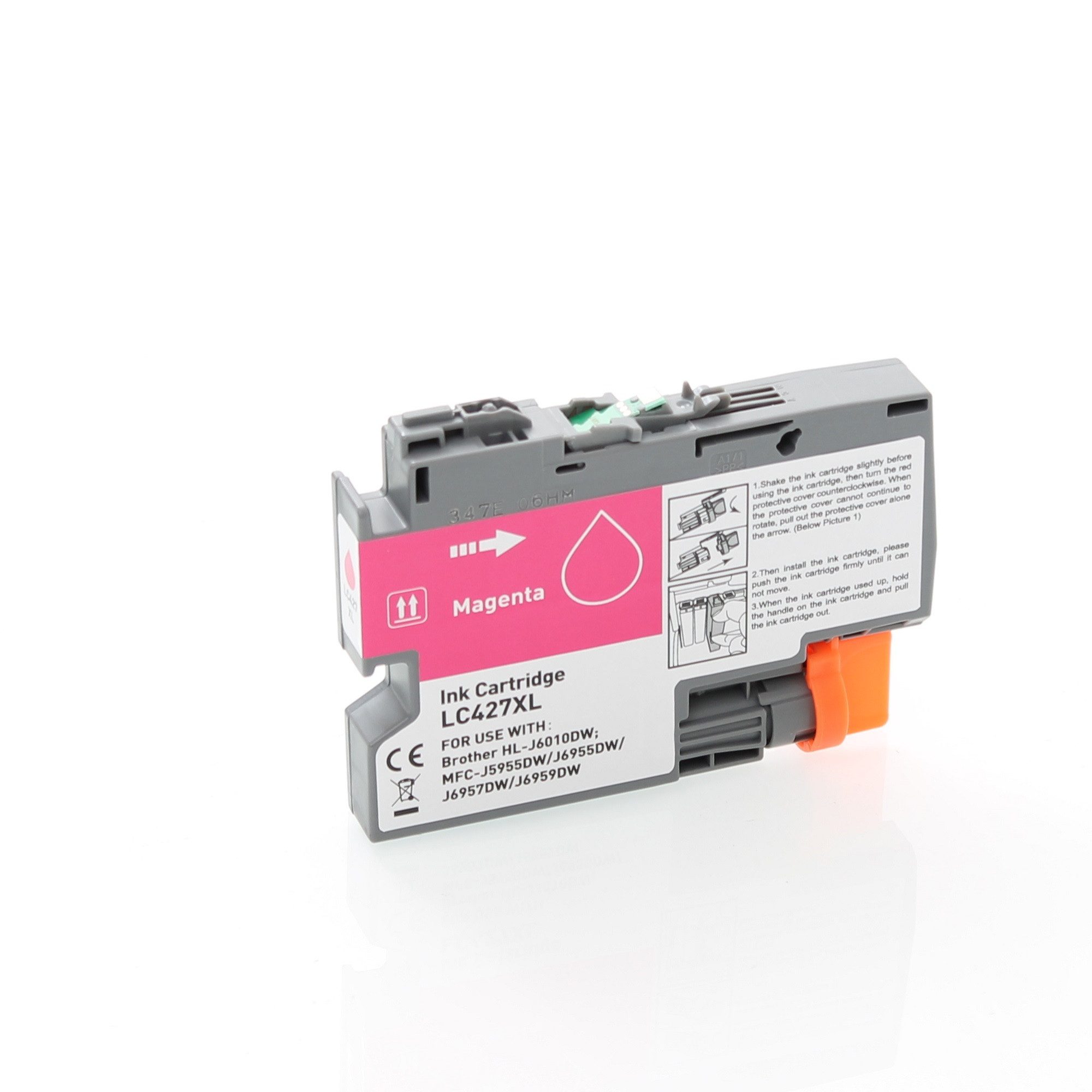 ABC Tintenpatrone (kompatibel für Brother LC427M Magenta HL-J6010DW MFC-J5955DW MFC-J6955, Brother HL-J6010DW MFC-J5955DW MFC-J6955DW MFC-J6957DW MFC-J6959DW)