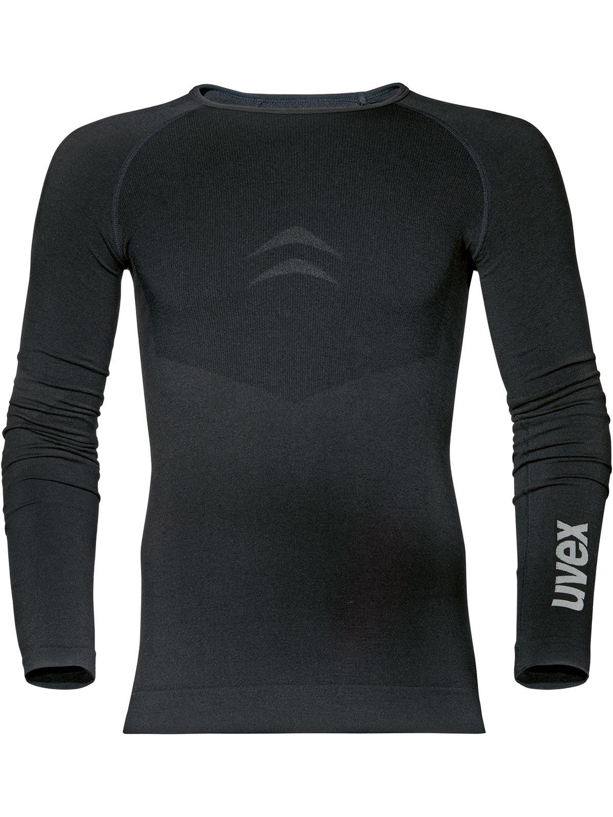 Funktionsunterhemd uvex Langarmshirt men schwarz