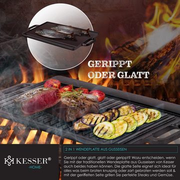 KESSER Feuertopf, Dutch Oven Set in Holzkiste mit Dutch Oven Mit viel Zubehör