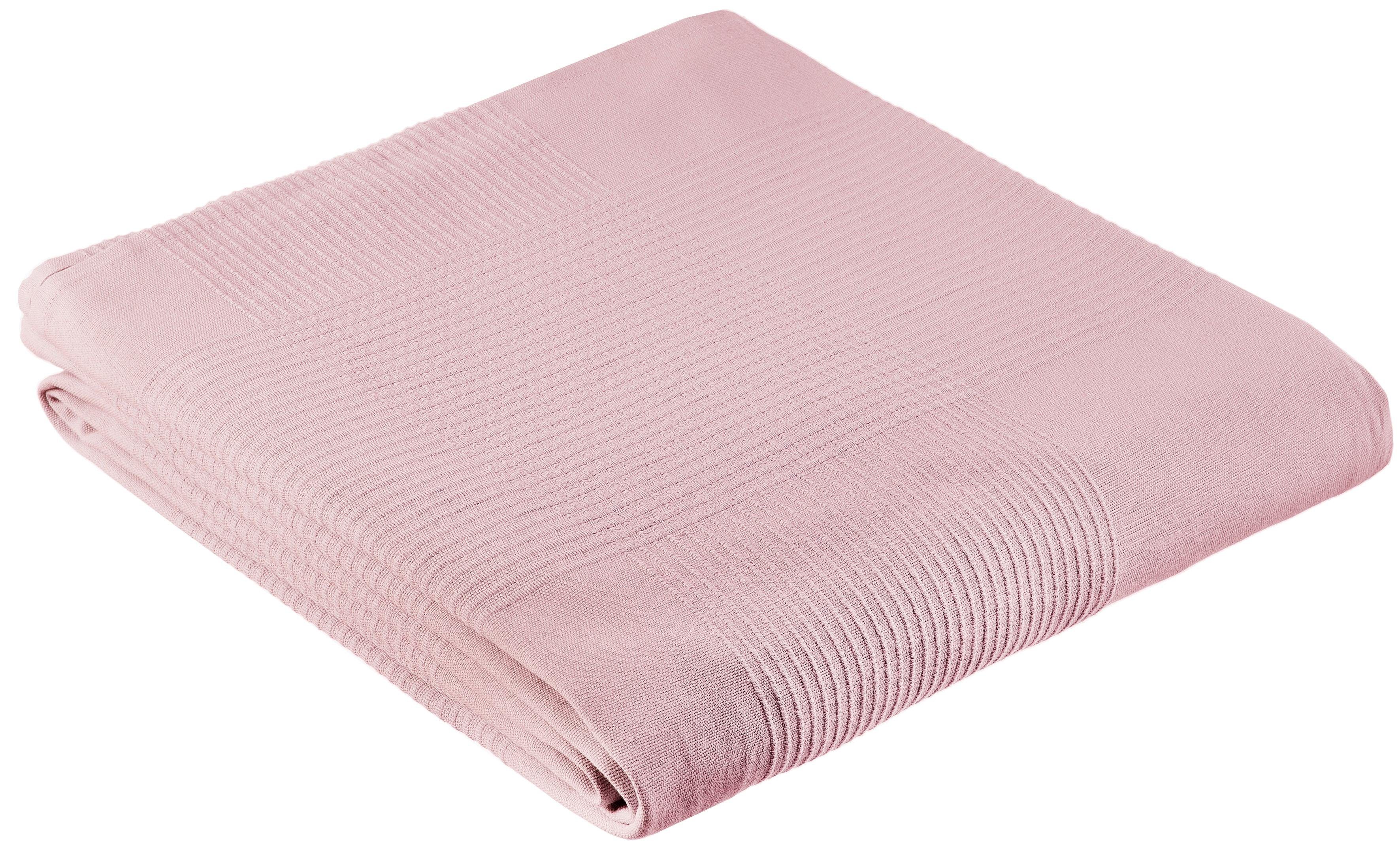 OTTO home Tagesdecke Mira, leichte Tagesdecke aus 100% Baumwolle, uni Überwurf, ohne Füllung – Bild 2 von 5