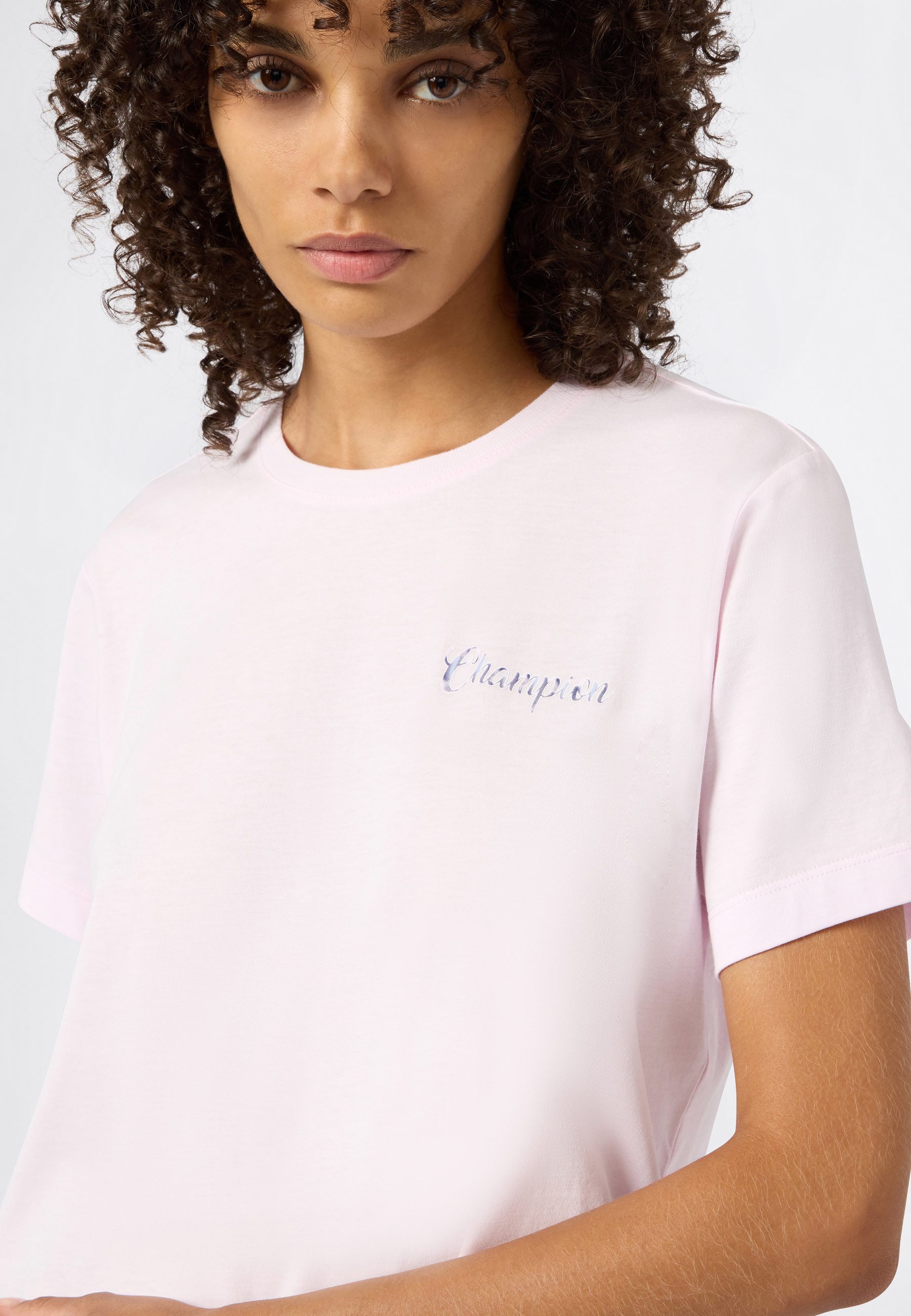 Champion T-Shirt Graphic Crewneck T-Shirt sportlicher Stil, aus Baumwolle, für Erwachsene